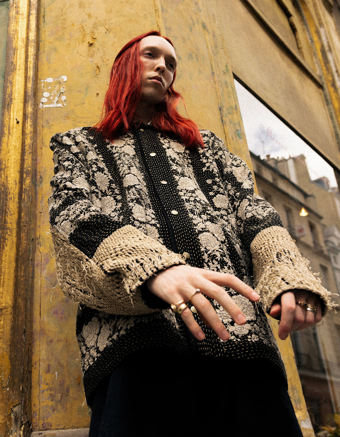 Antique Lace on Linen