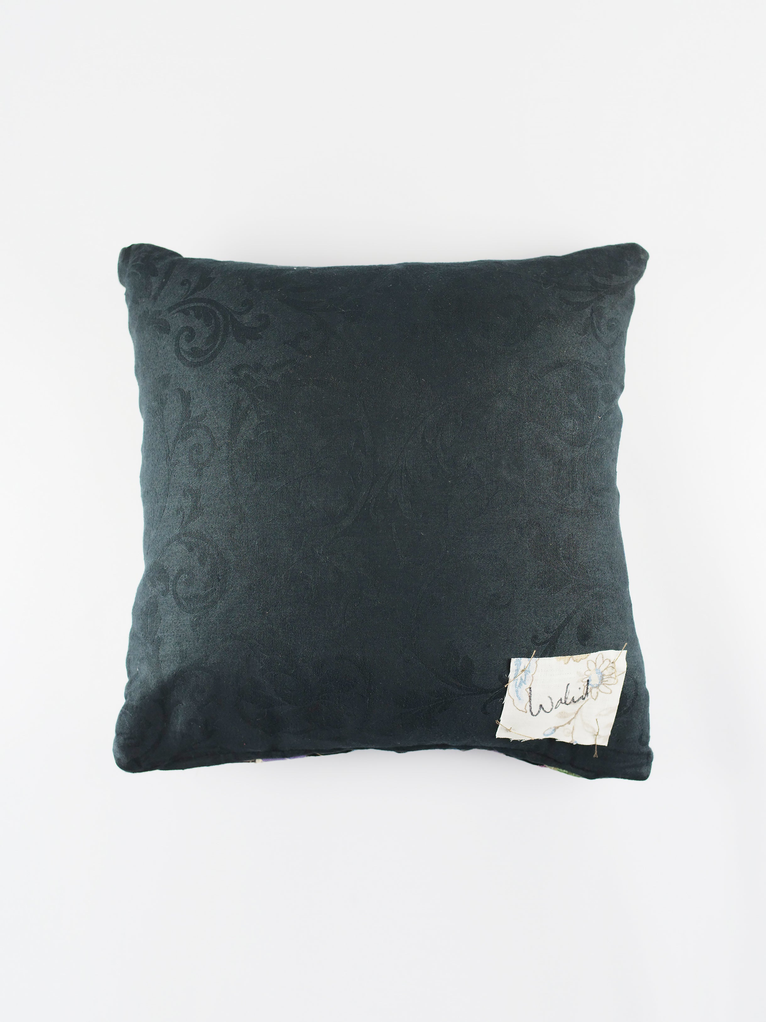 19th Century Victorian Silk & Velvet Cushion | 1409