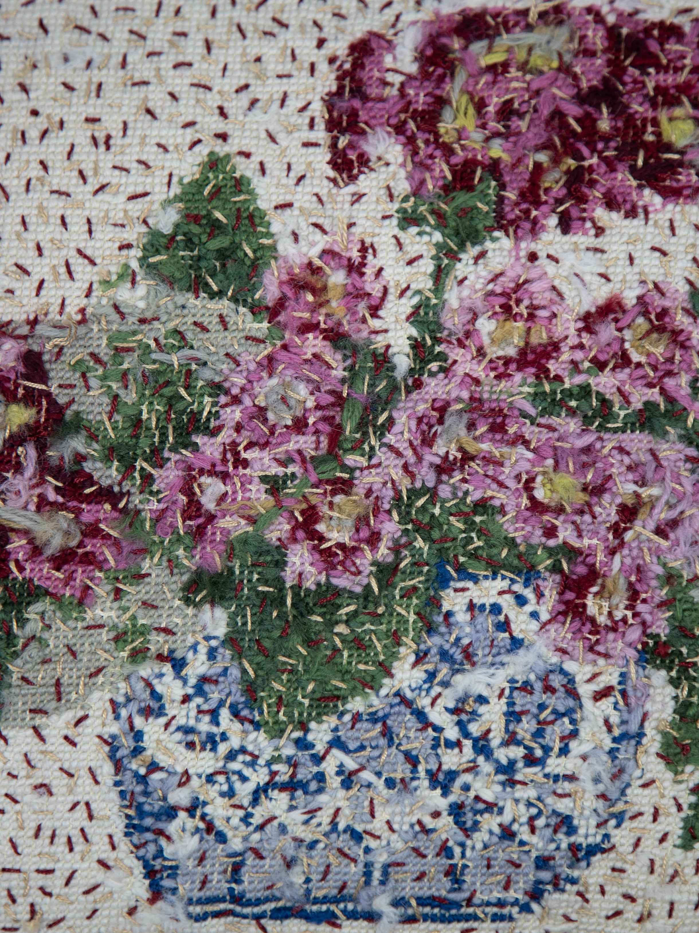 19th Century Woollen Needlepoint Cushion | 1433