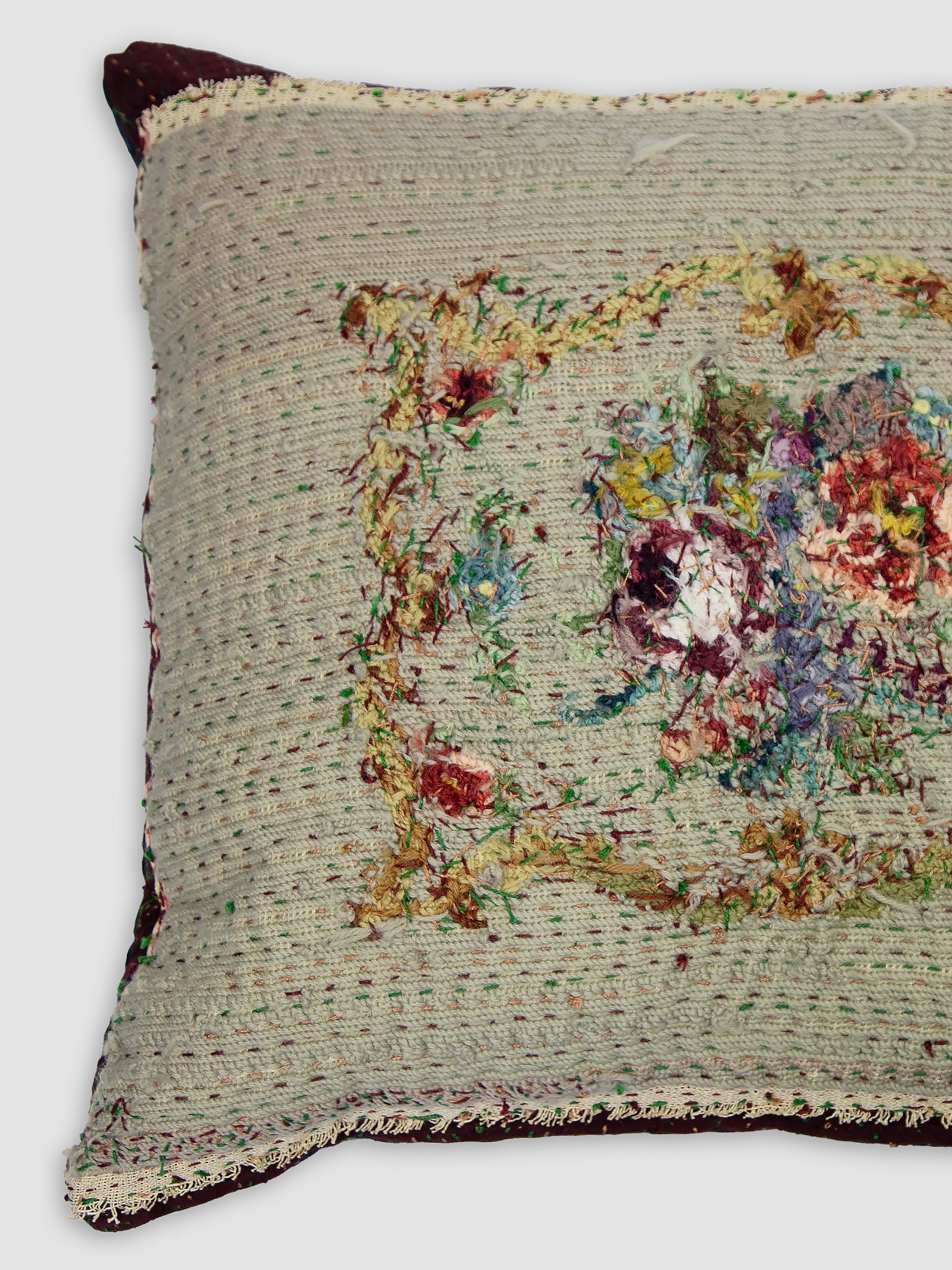 19th Century Victorian Needlepoint Cushion | 1446