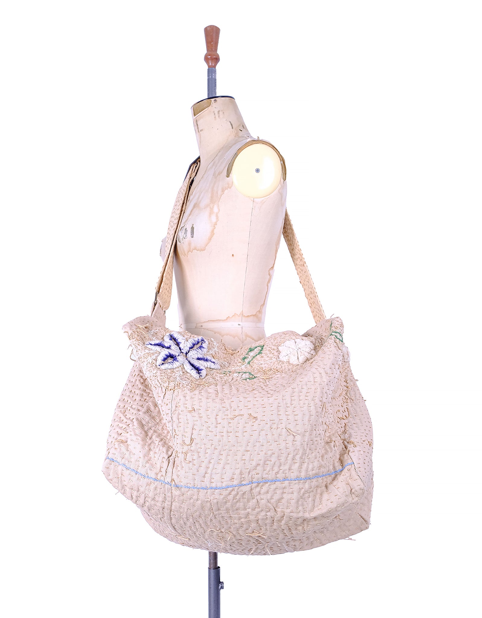 19th Century Crewel Square Bag