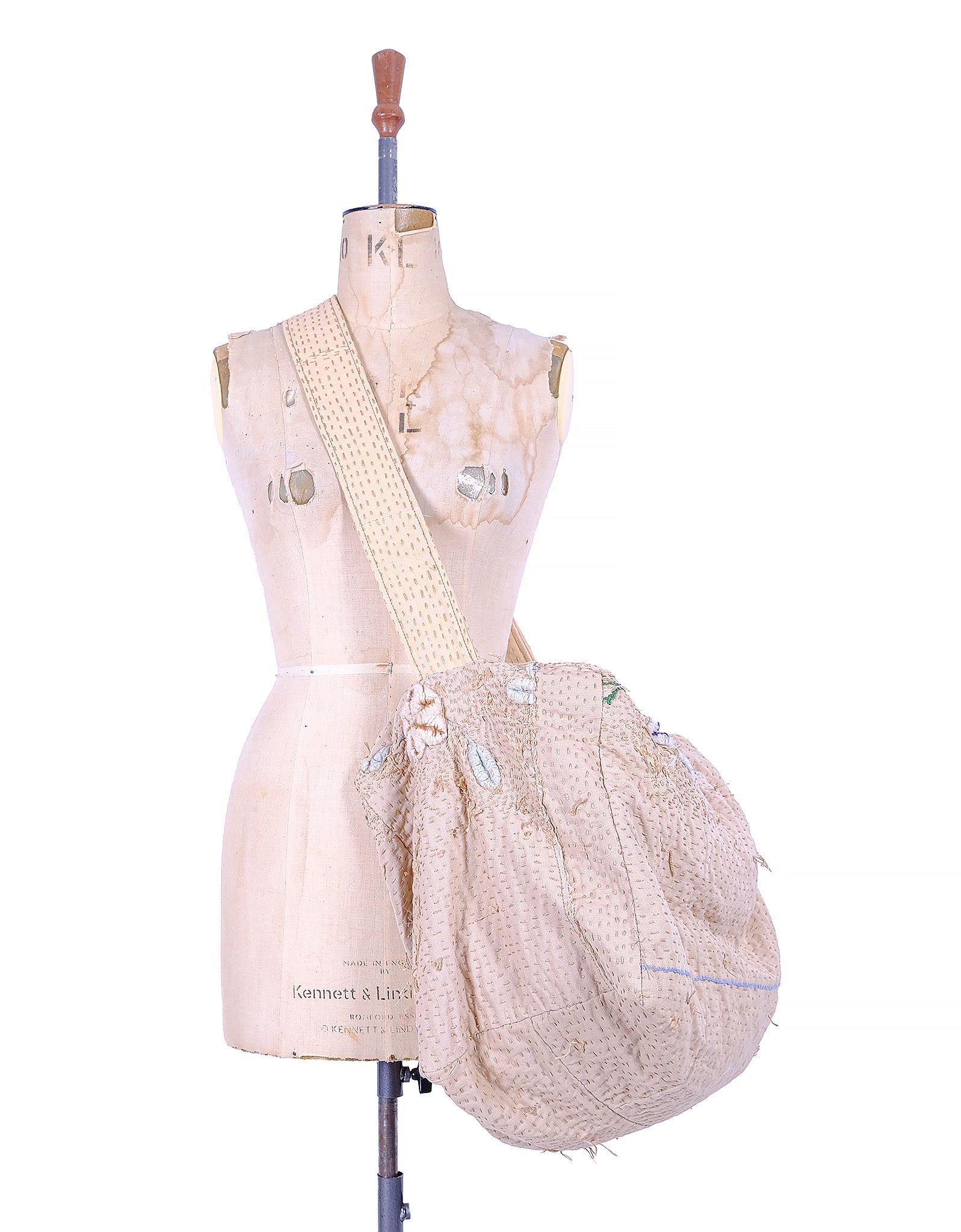 19th Century Crewel Square Bag