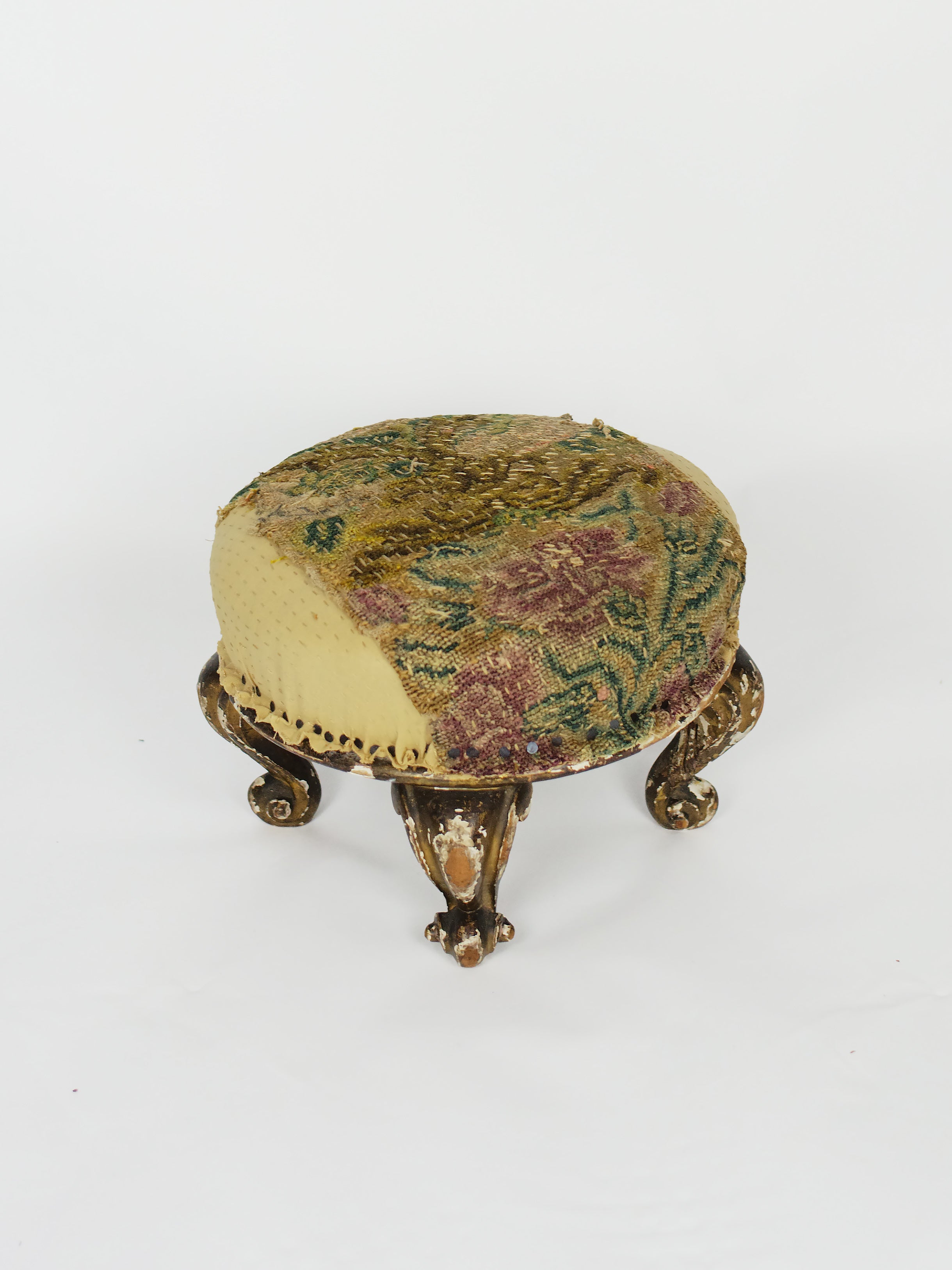 18th Century French Giltwood Footstool | 602