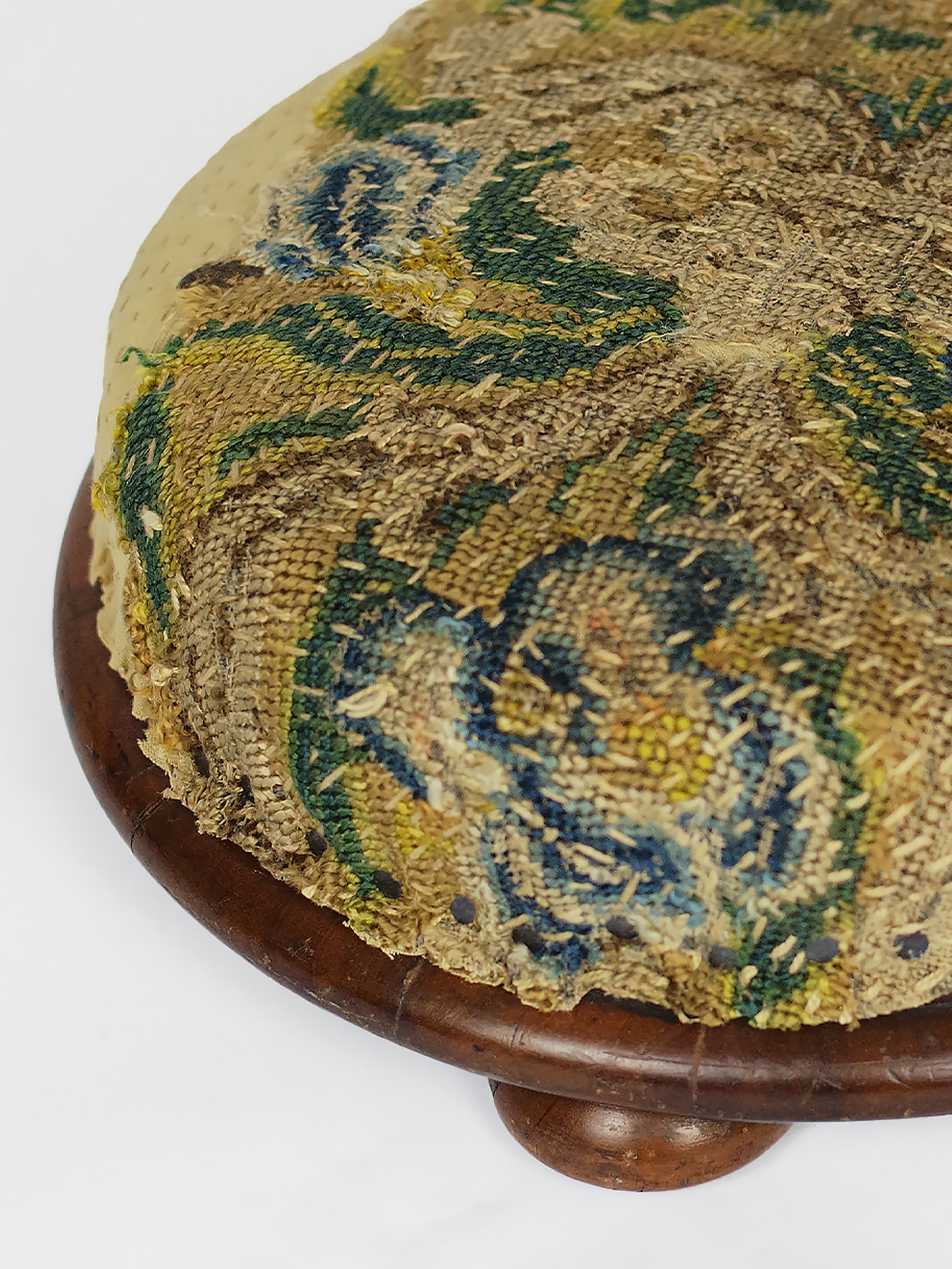 19th Century Walnut Kneeling Footstool | 603