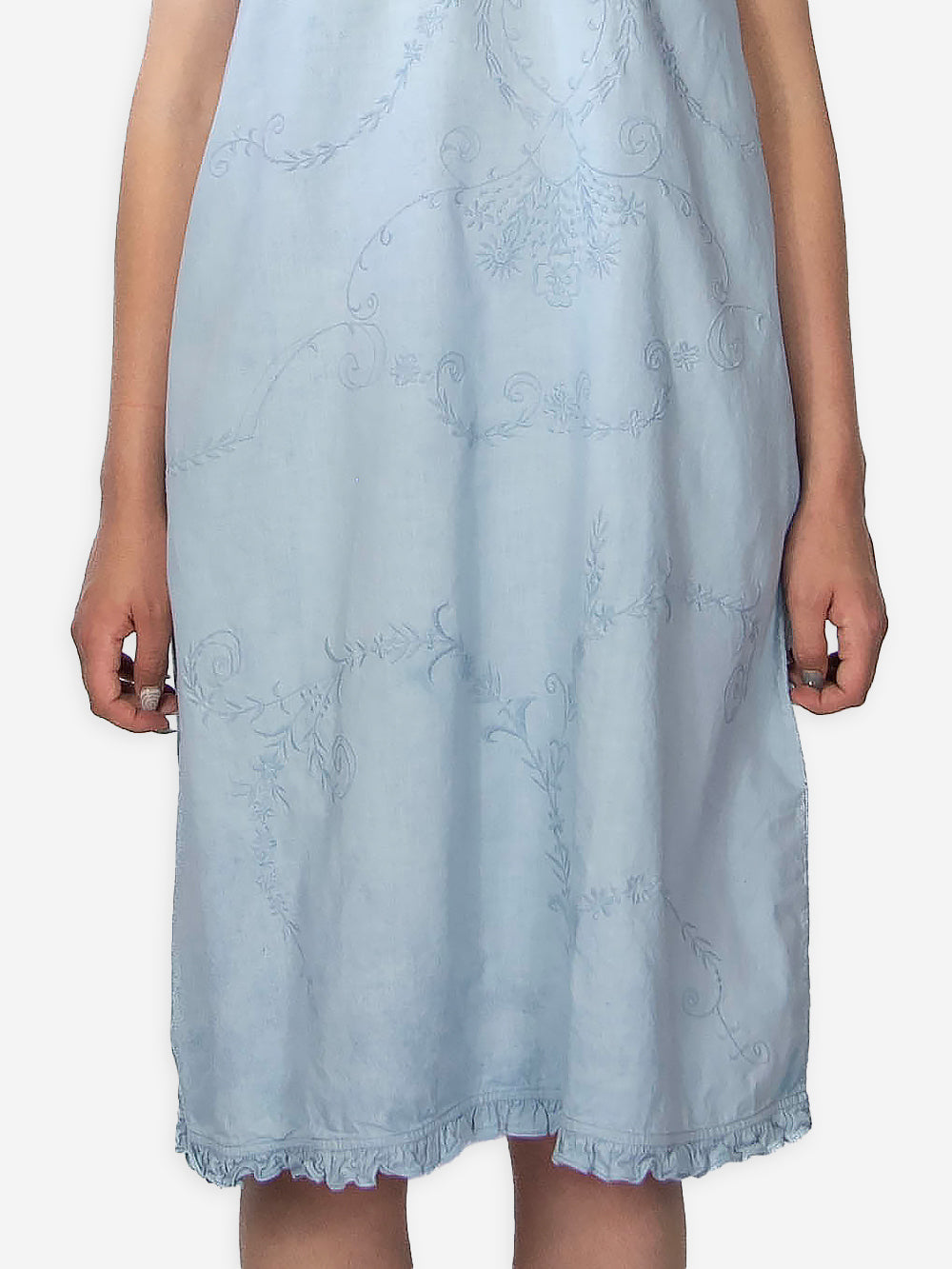 Vintage Embroidered Poplin Freya Dress