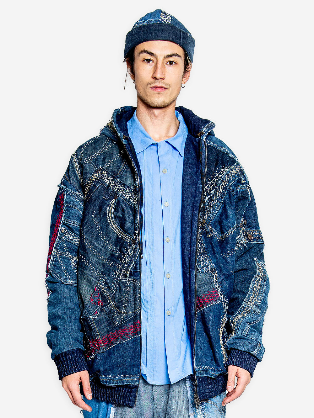 Vintage Denim Re-Patch Hayden Hoodie