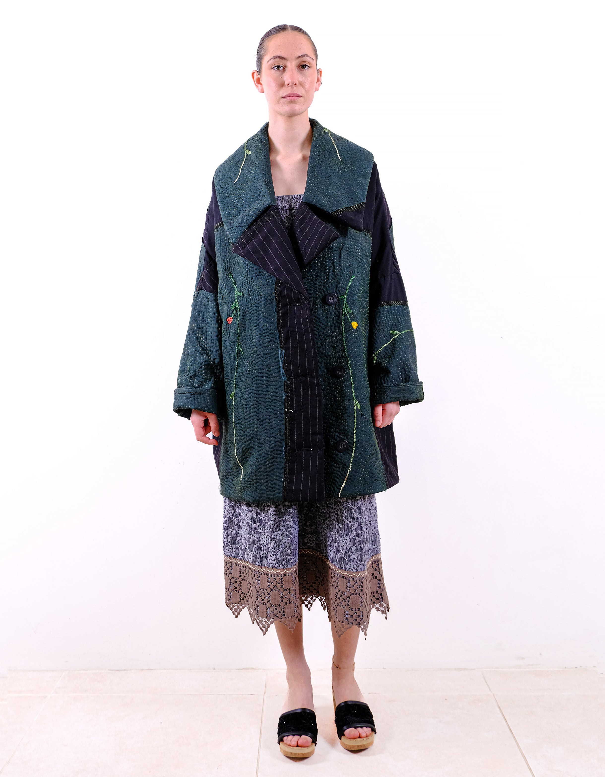 19th Century Kimono Inga Coat