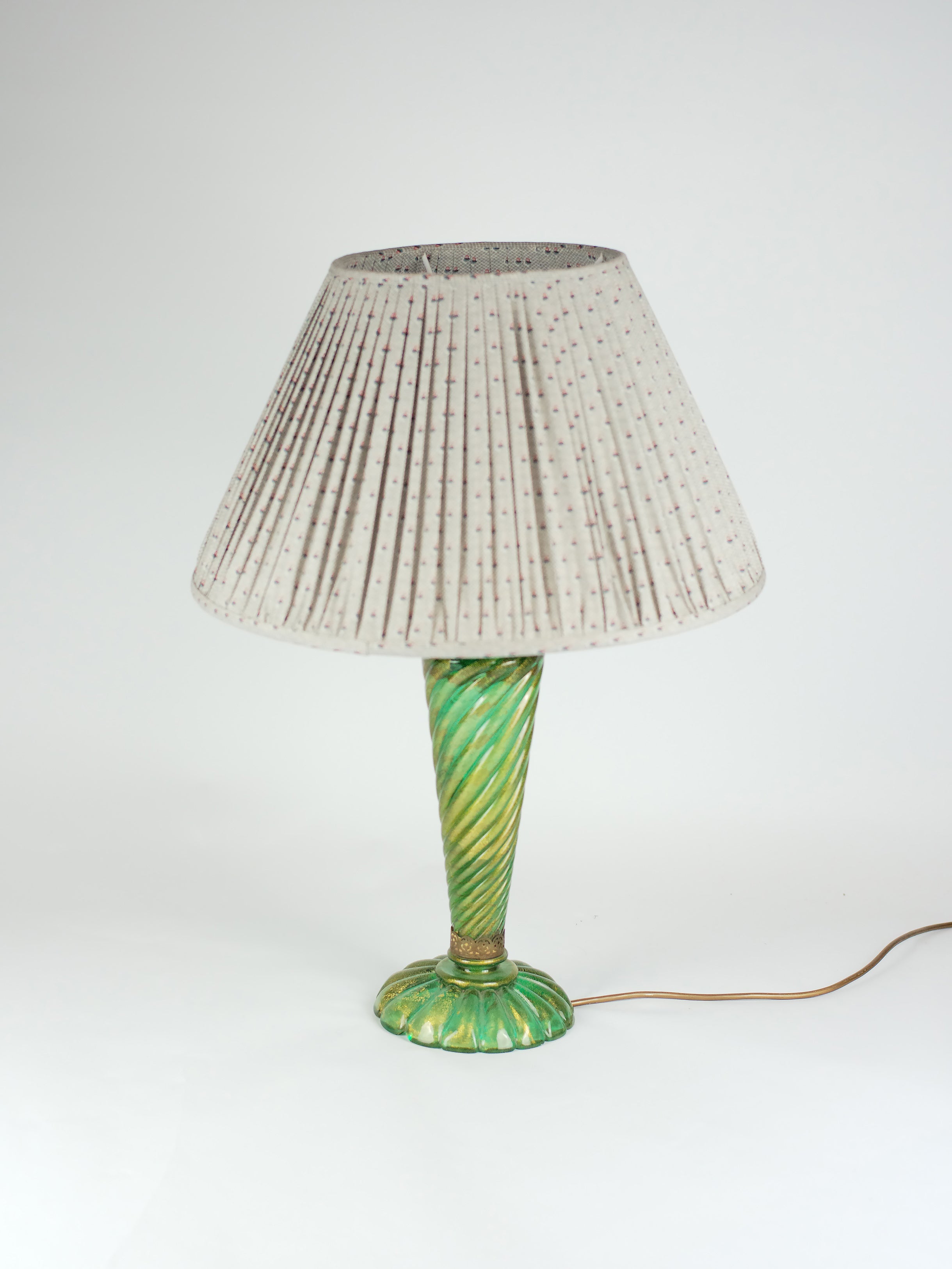 19th Century French Cotton Lampshade | 007