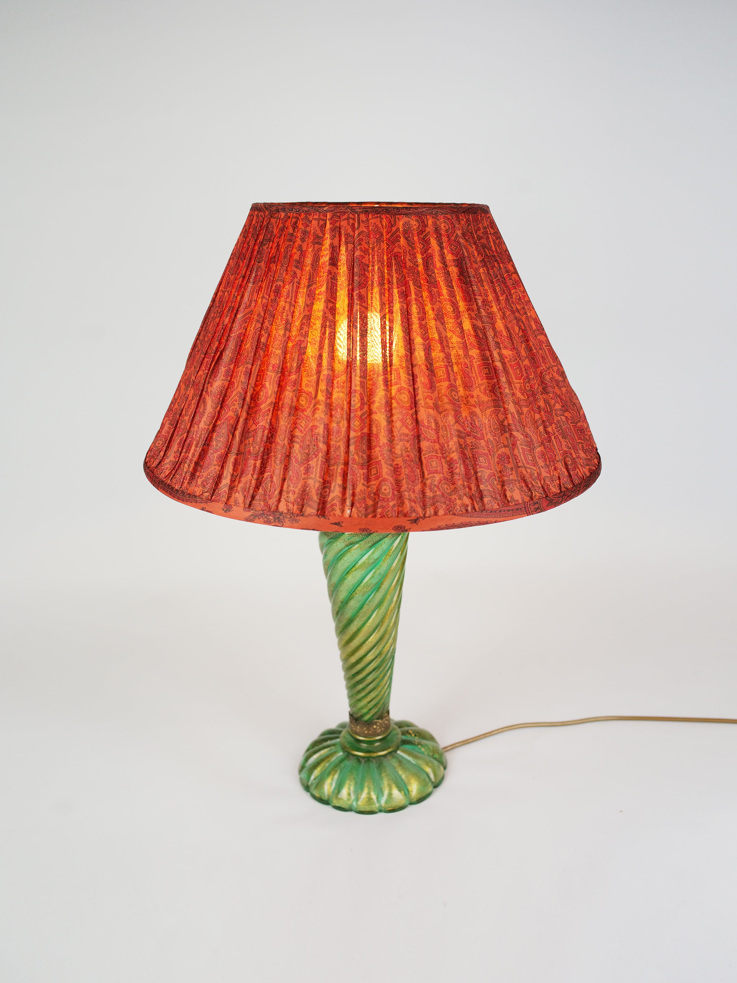 19th Century French Cotton Lampshade | 002