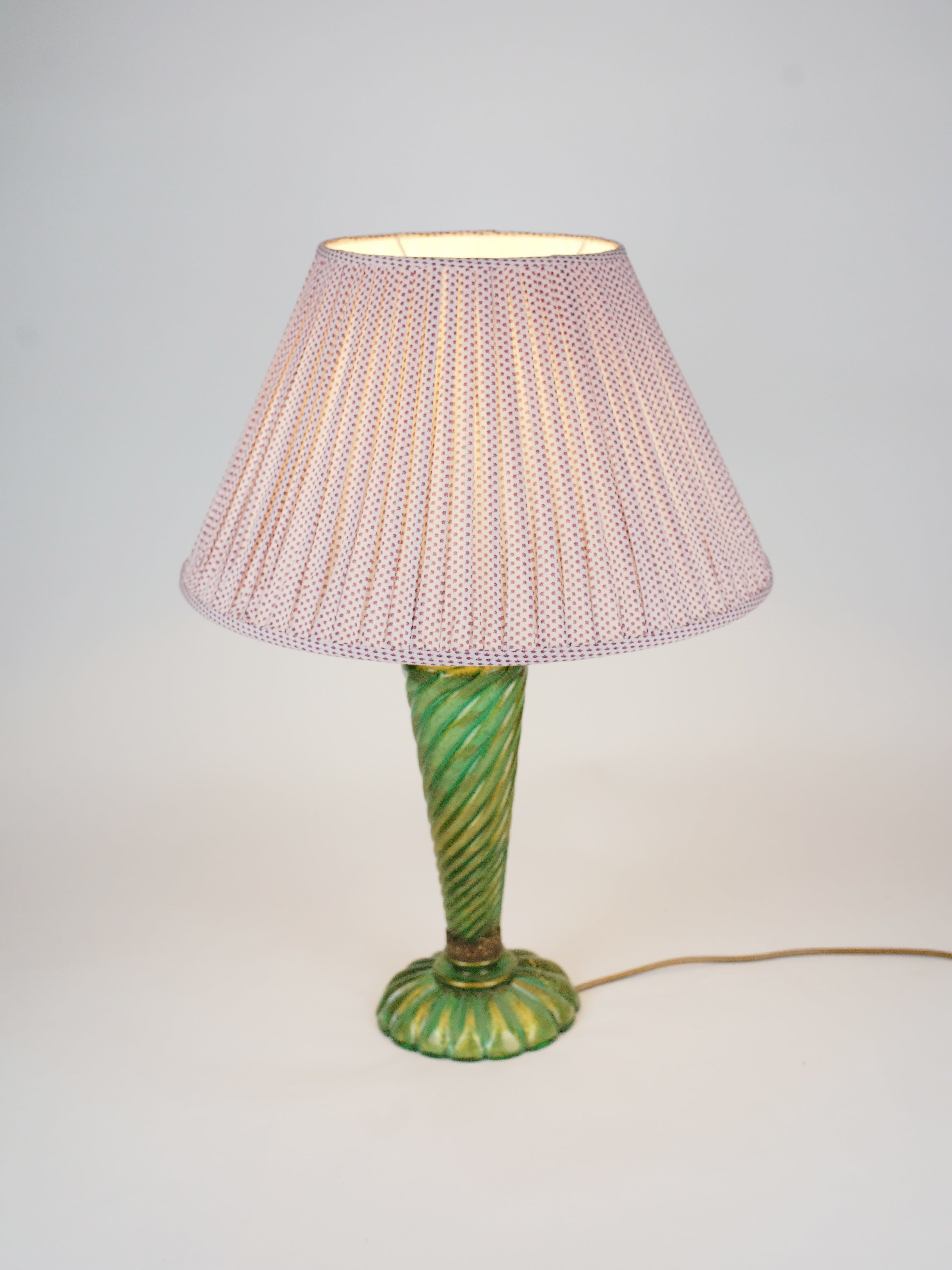 19th Century French Cotton Lampshade | 001