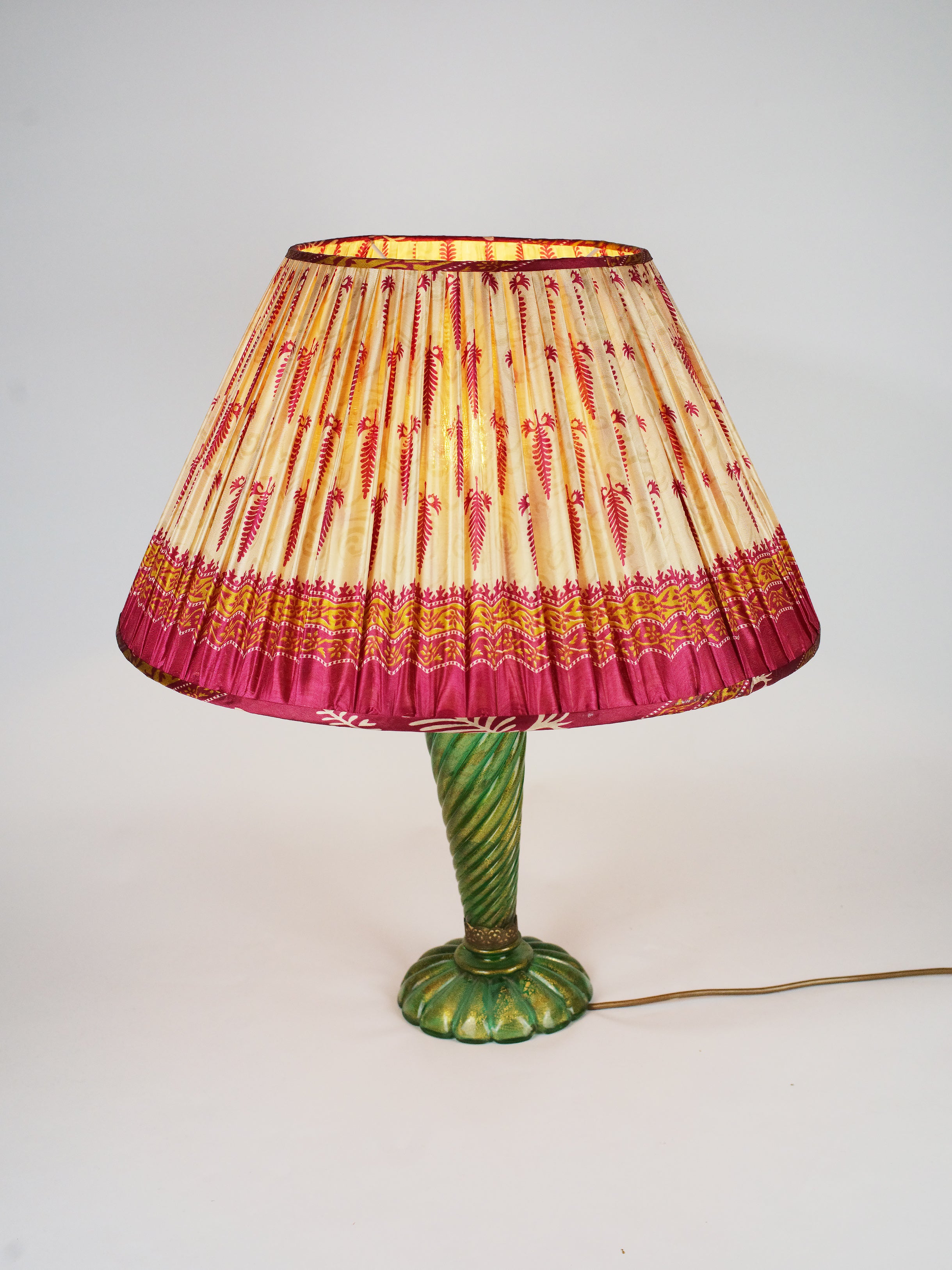 Vintage Silk Sari Lampshade | 005