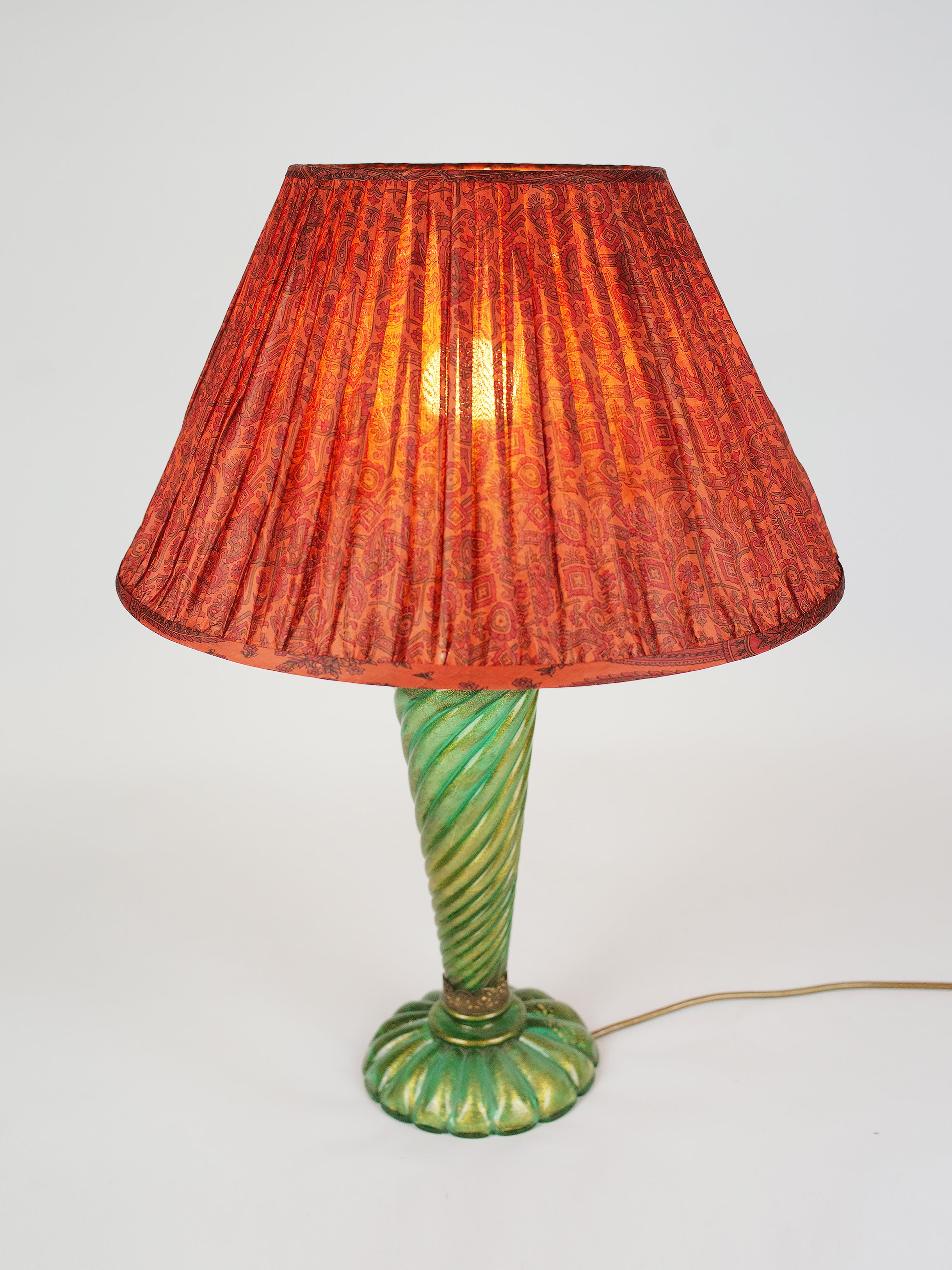 19th Century French Cotton Lampshade | 010