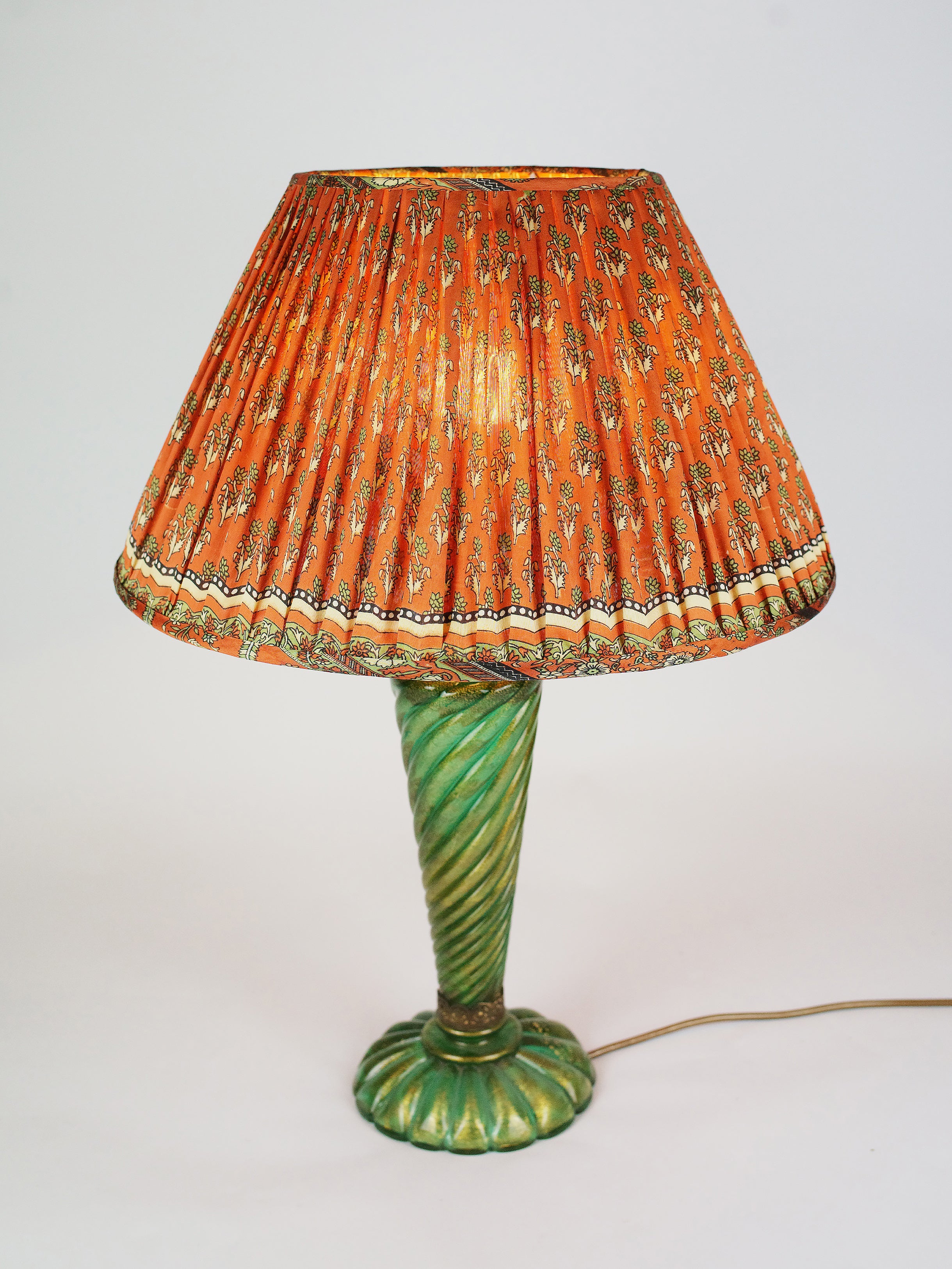 Vintage Silk Sari Lampshade | 011