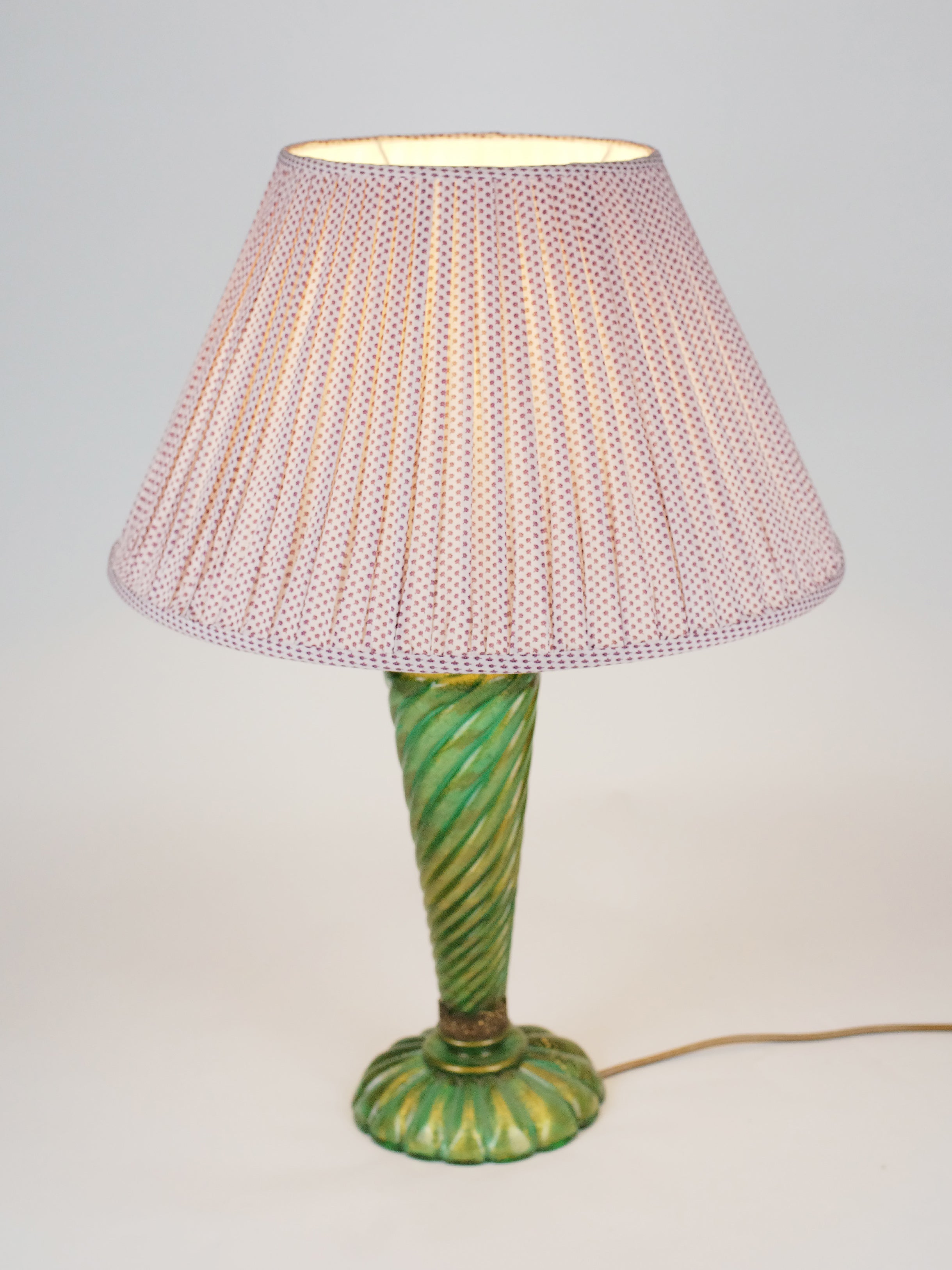 19th Century French Cotton Lampshade | 013