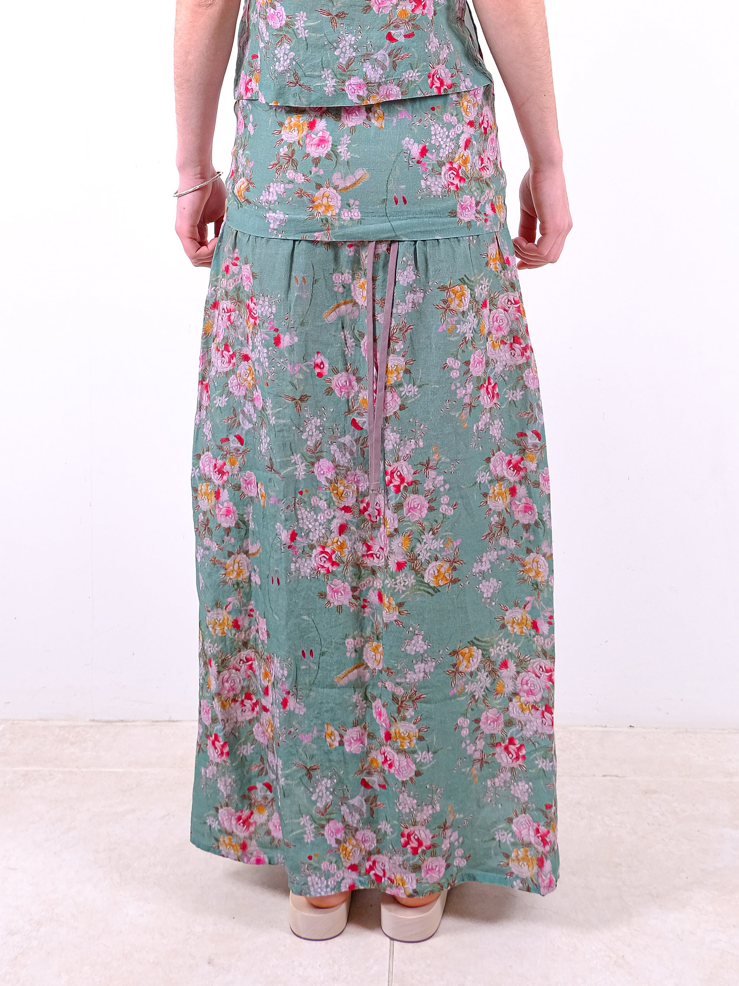 Vintage Linen Lily Skirt Dress