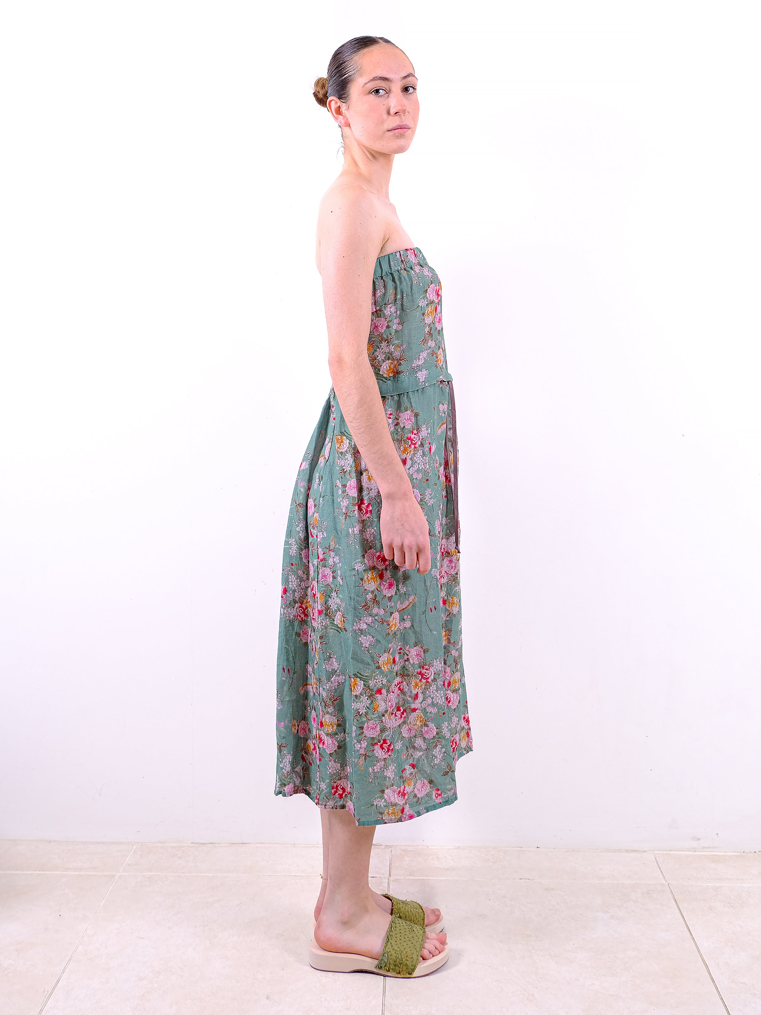 Vintage Linen Lily Skirt Dress