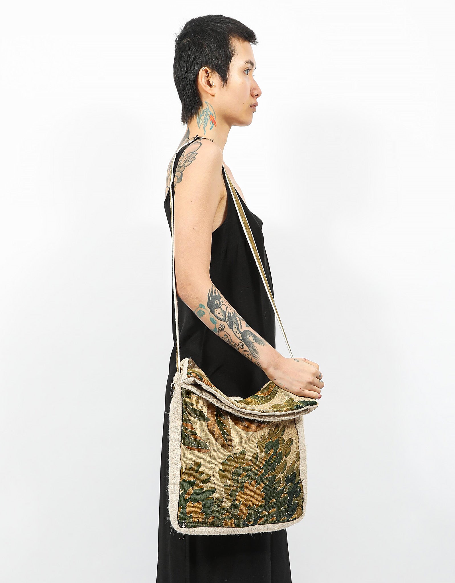 17th Century Tapestry Messenger Bag
