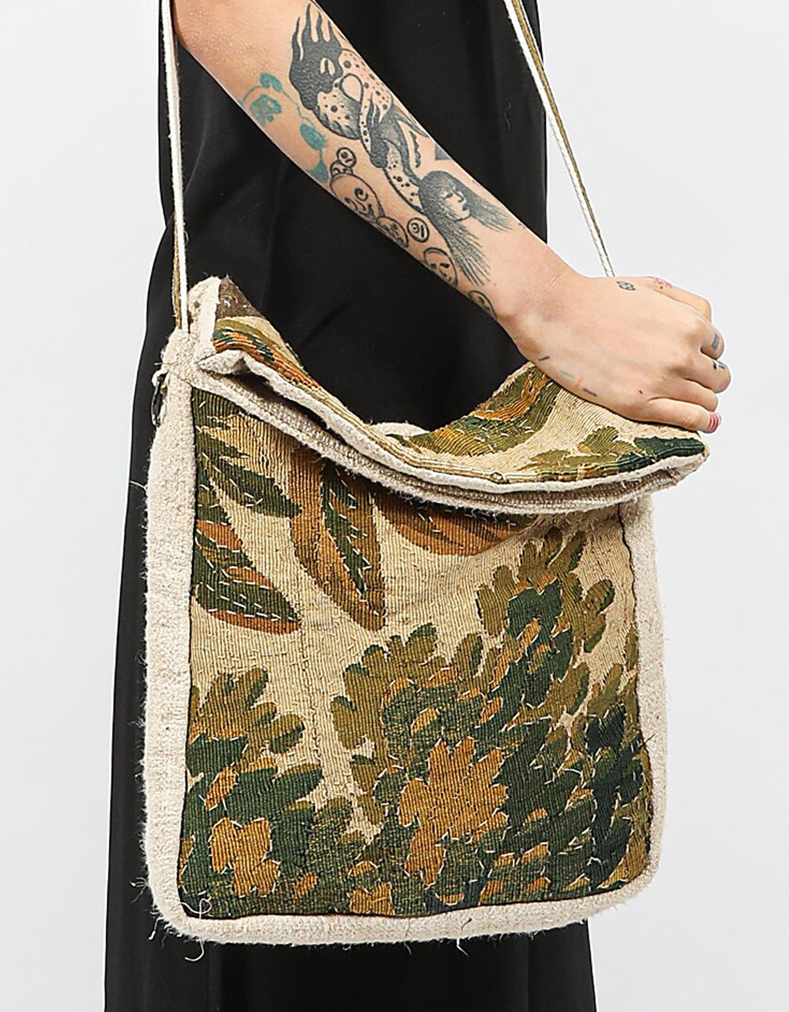 17th Century Tapestry Messenger Bag