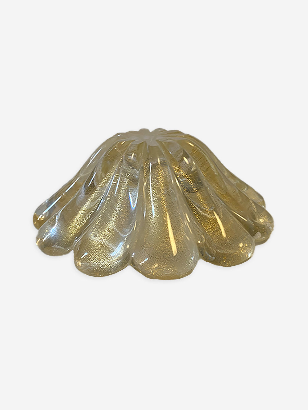 1950s Murano Glass Flower Bowl