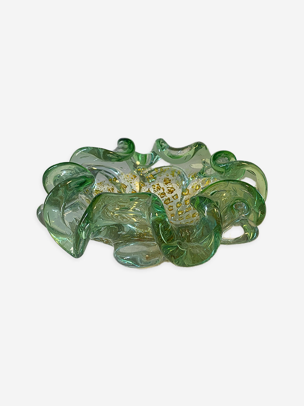 1940s Murano Glass Flower Bowl