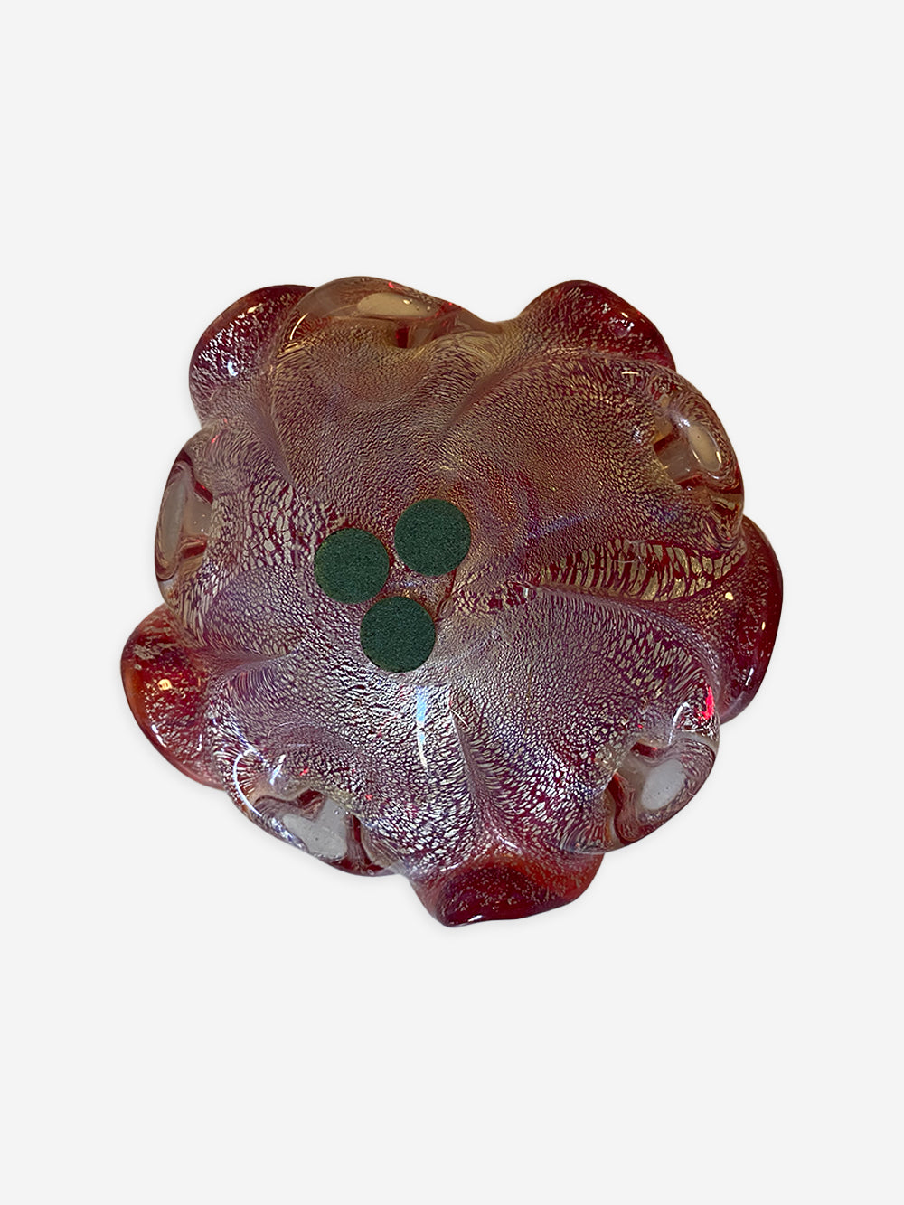 1960s Murano Glass Flower Bowl
