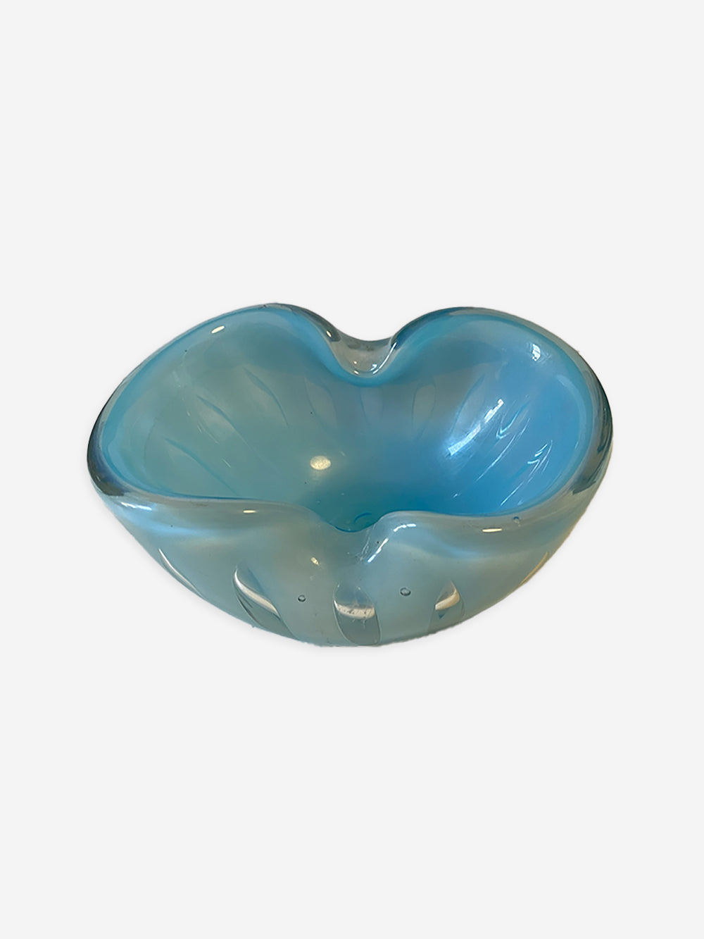 Vintage Murano Glass Shell Bowl