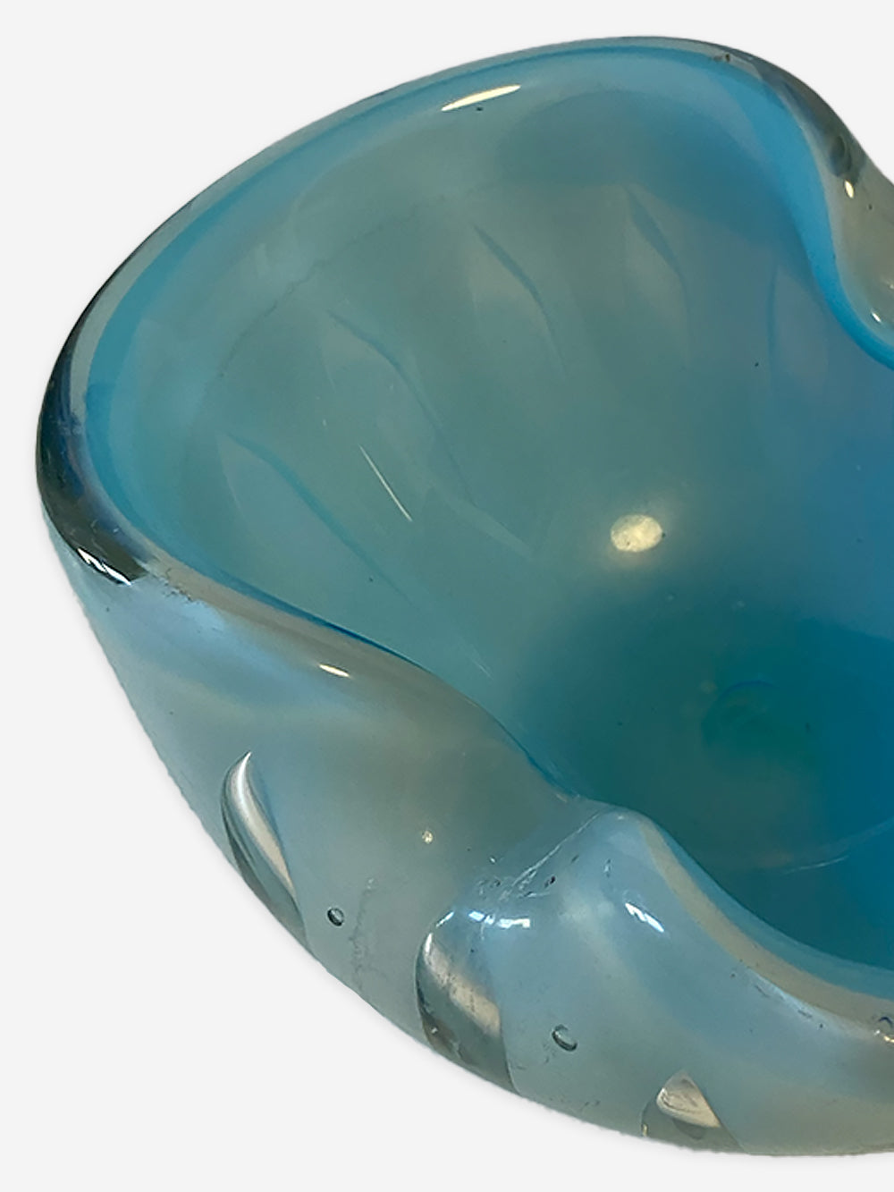 Vintage Murano Glass Shell Bowl