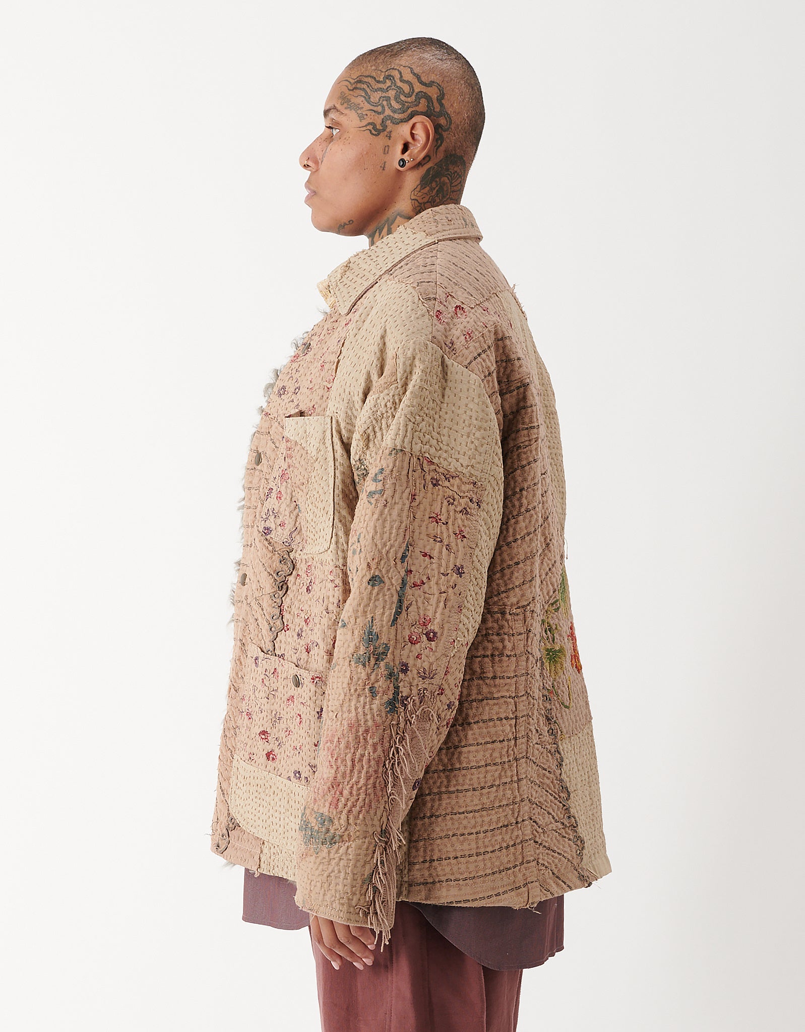 19th Century Cotton & Shearling Rain Jacket