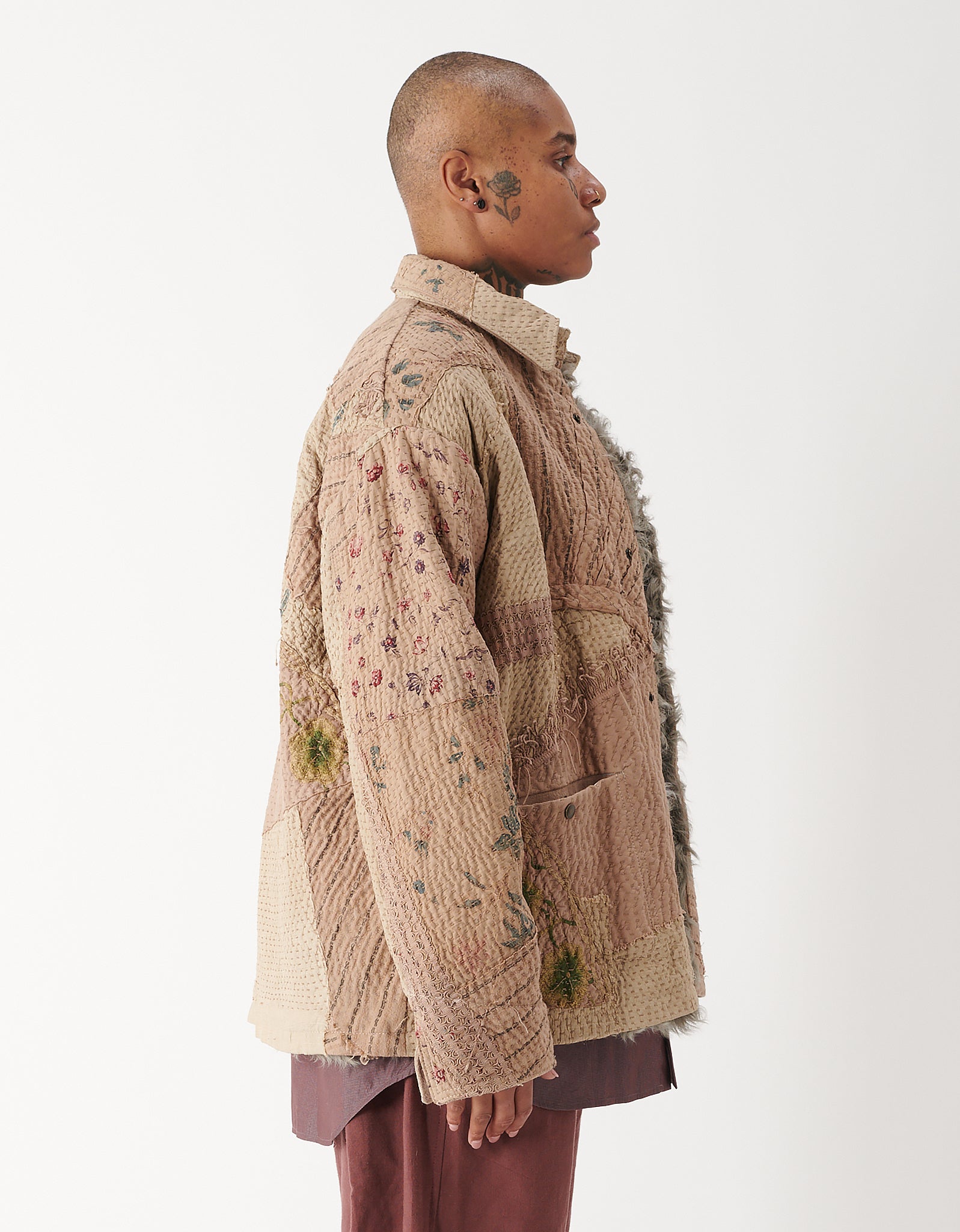 19th Century Cotton & Shearling Rain Jacket