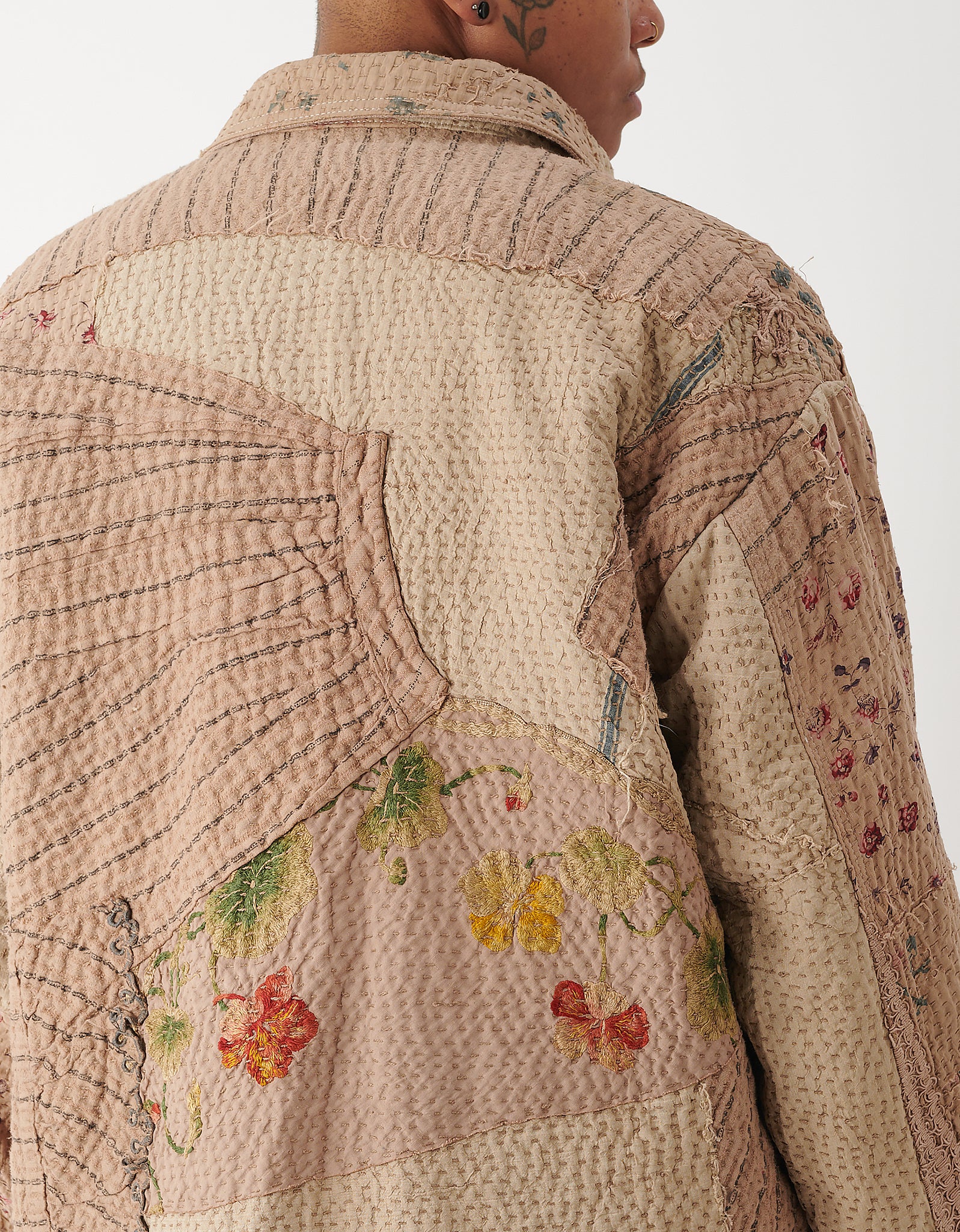 19th Century Cotton & Shearling Rain Jacket