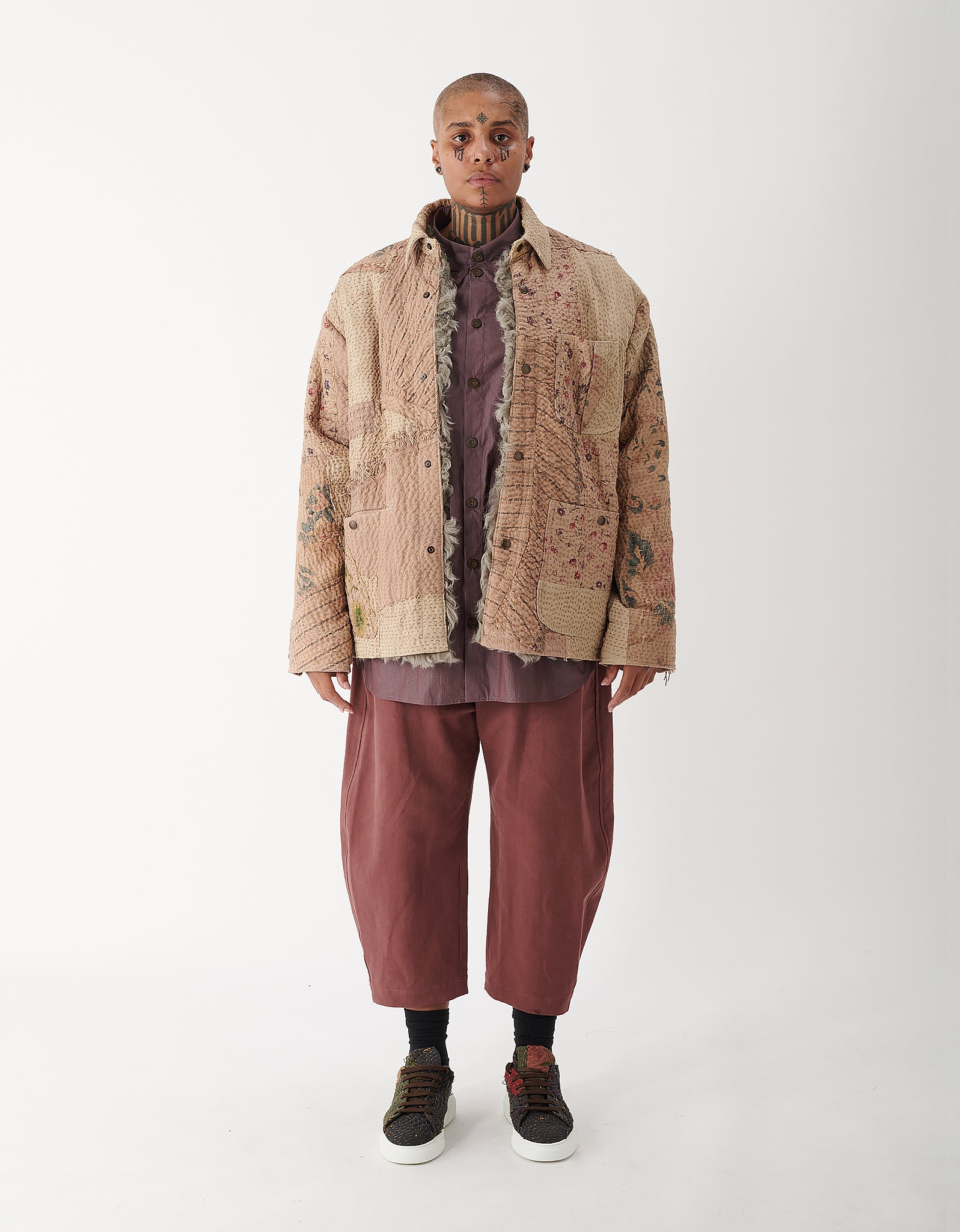 19th Century Cotton & Shearling Rain Jacket