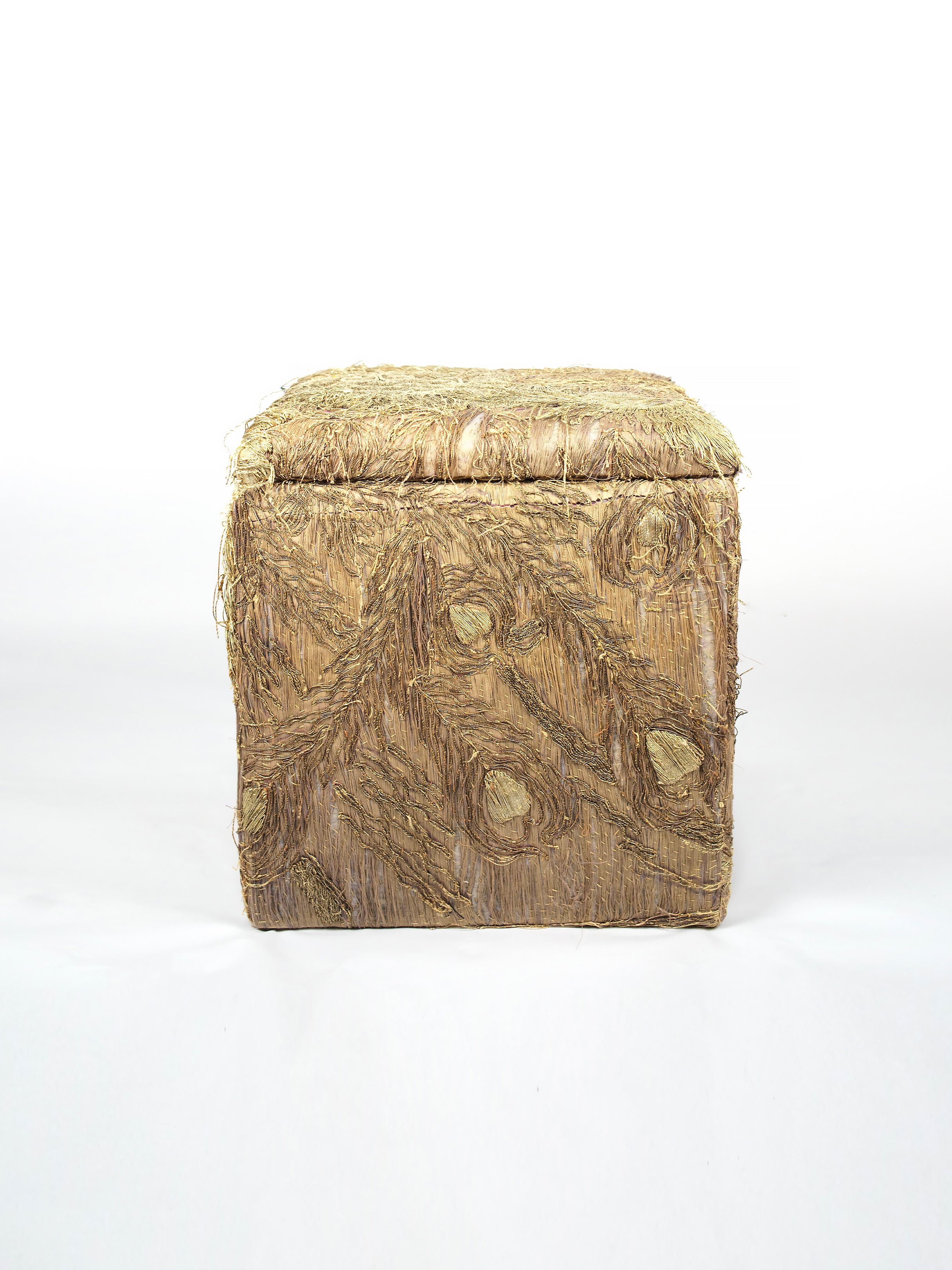 19th Century Chinese Embroidery Storage Stool | 326