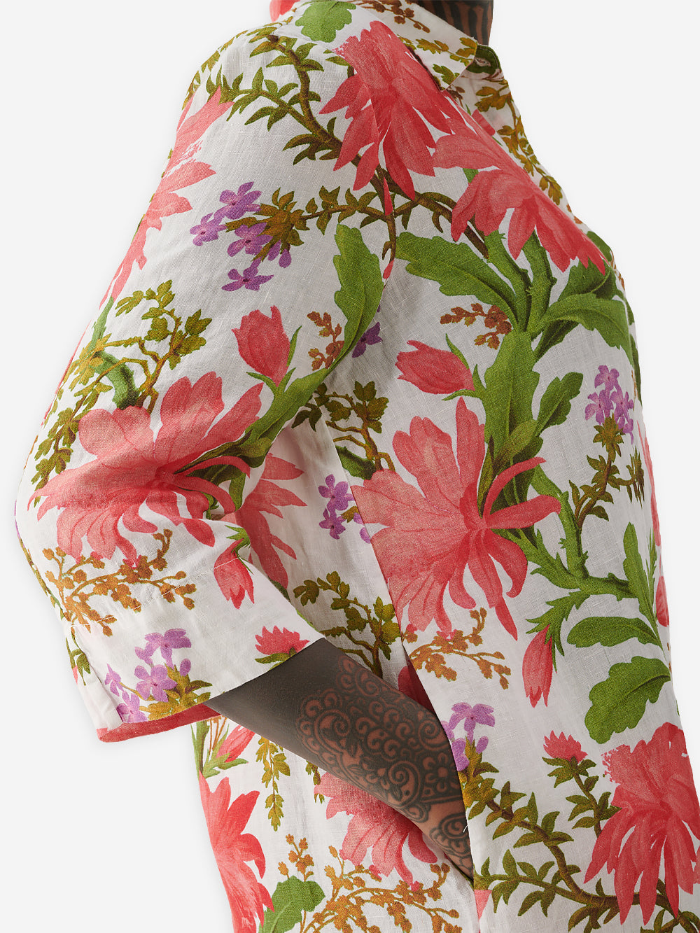 19th Century French Printed Linen Titi Dress