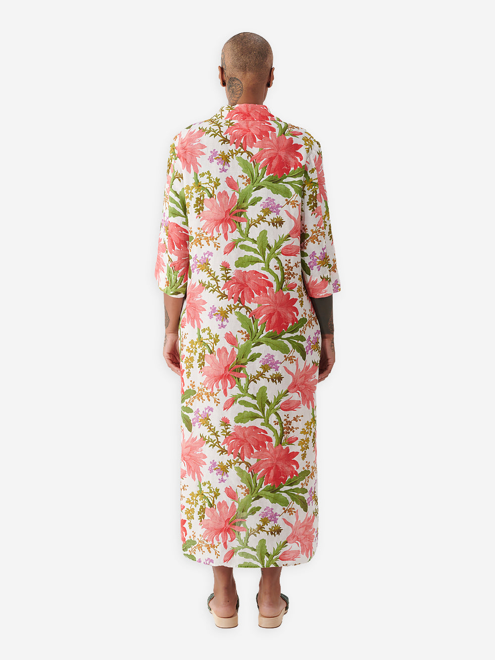 19th Century French Printed Linen Titi Dress