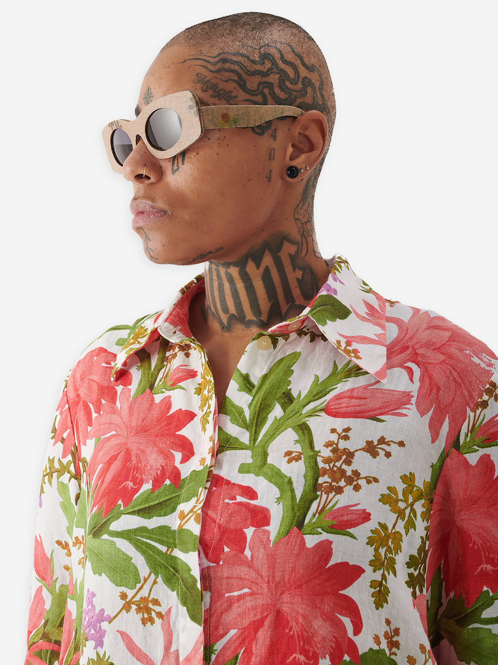 19th Century French Printed Linen Titi Dress