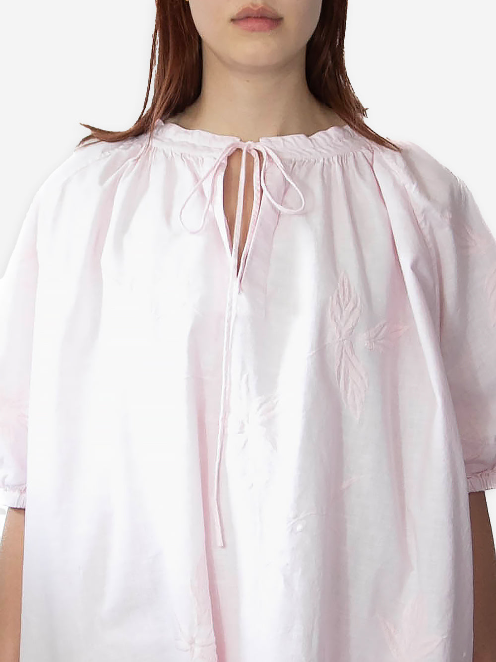 Vintage Embroidered Poplin Virginia Dress