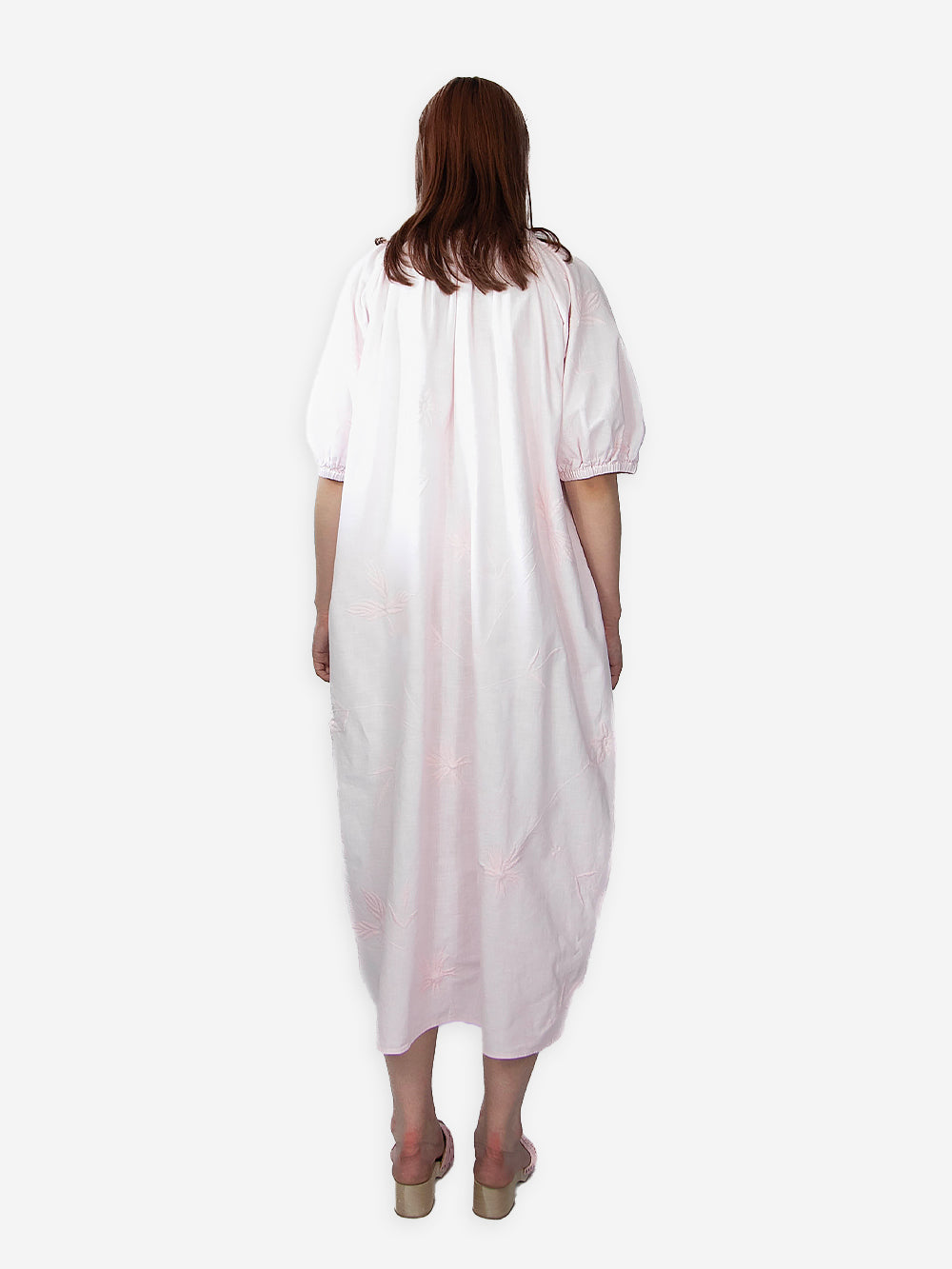 Vintage Embroidered Poplin Virginia Dress