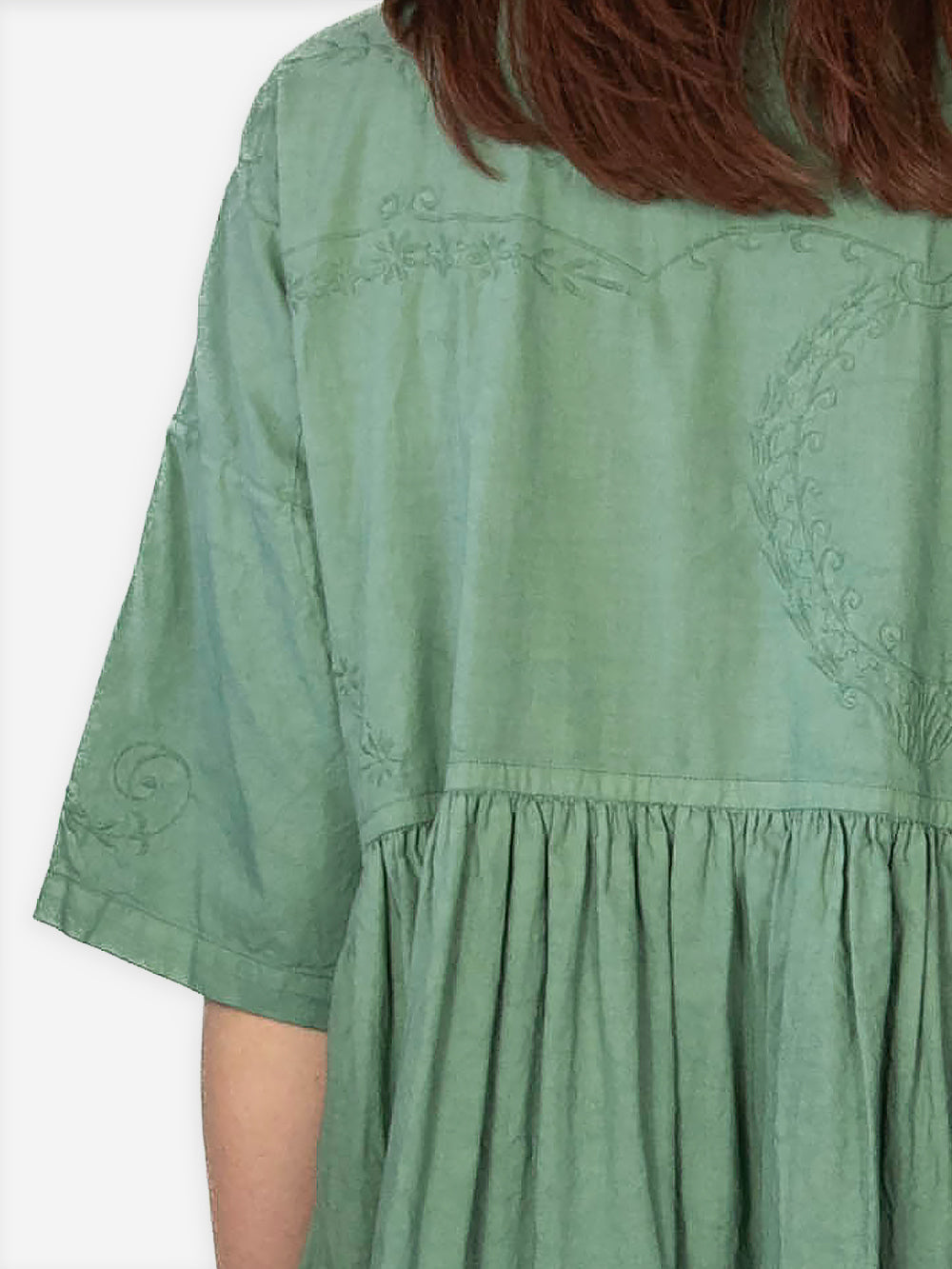 Vintage Embroidered Poplin Wednesday Dress