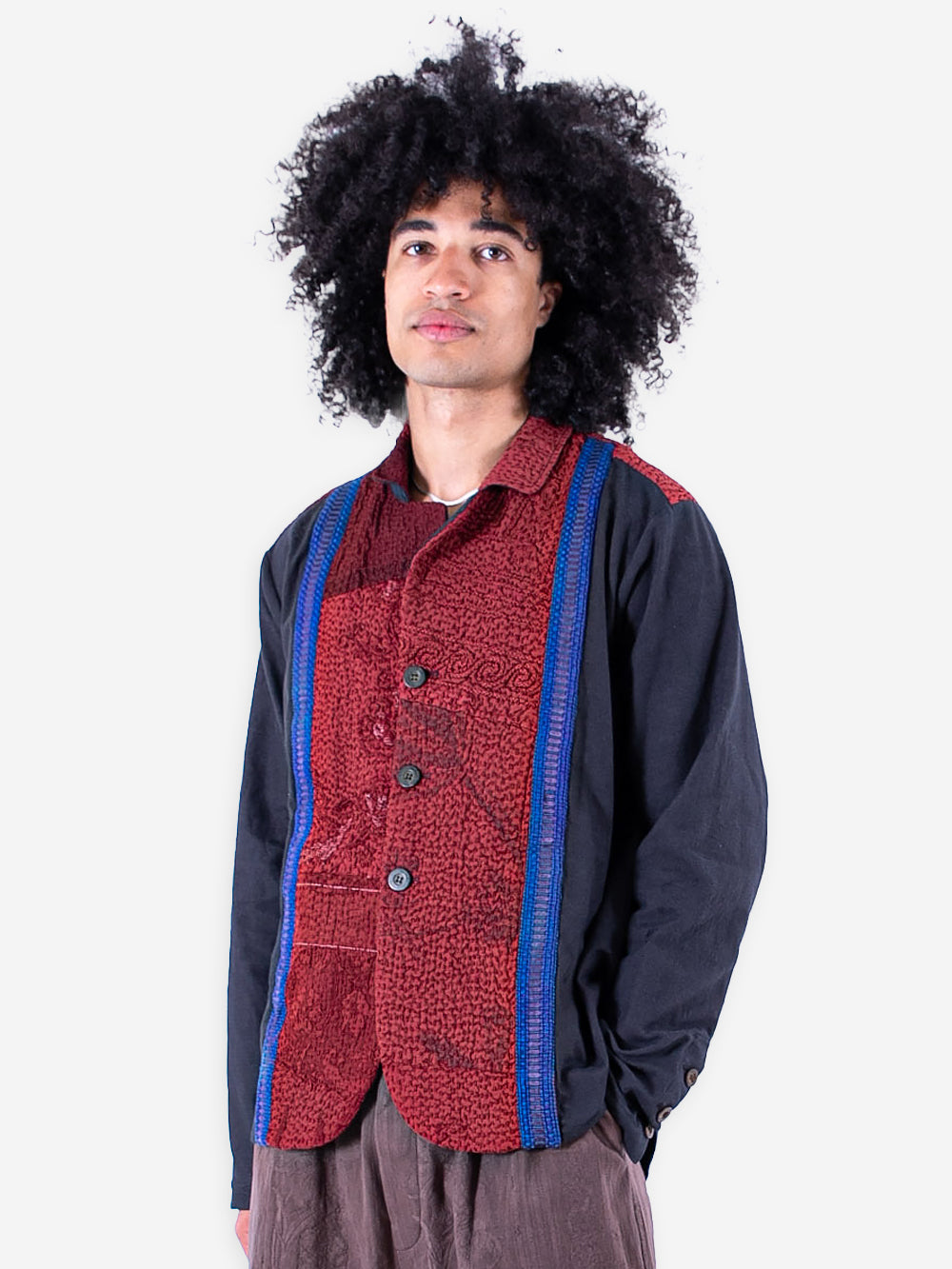 19th Century Embroidered Cotton Wilde Jacket