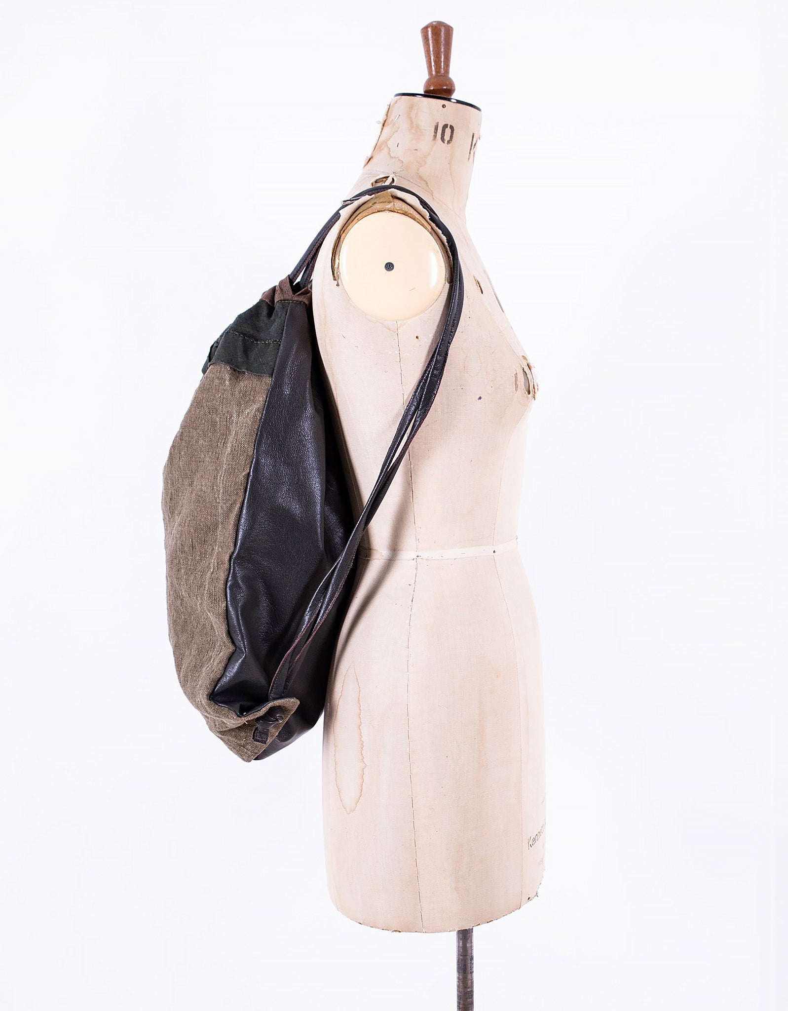 Vintage Canvas & Leather Jim Bag