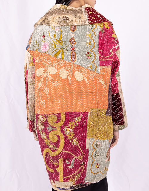 18th Century Silk Cocoon Coat