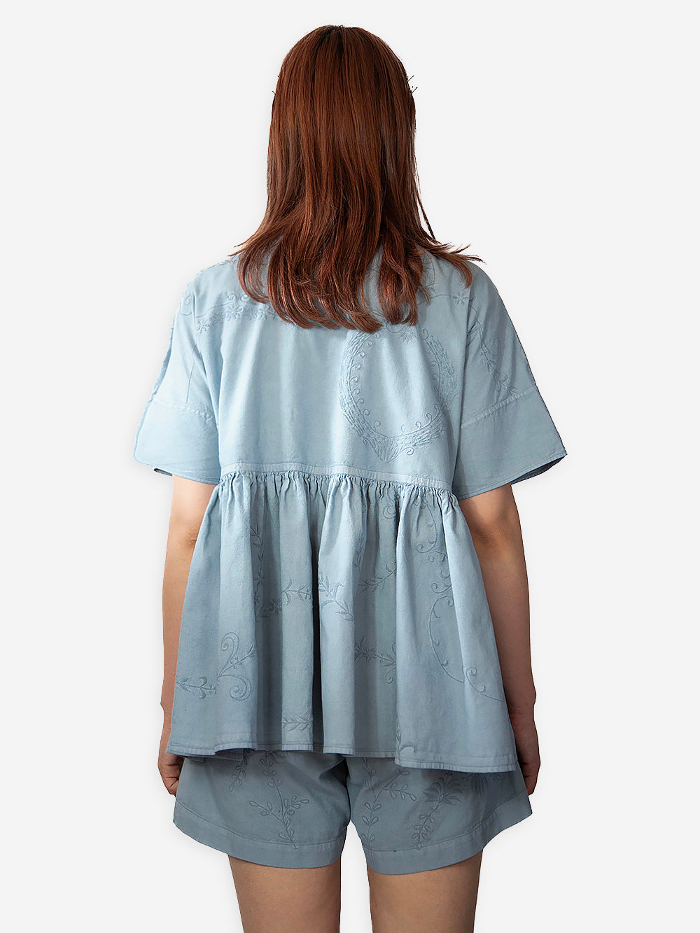 Vintage Embroidered Poplin April Top