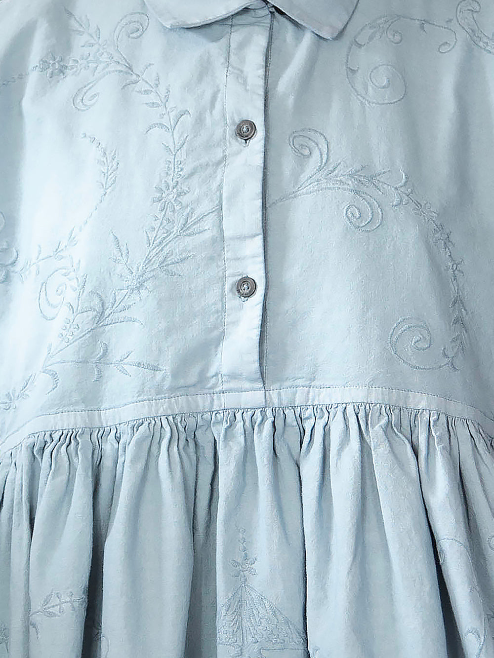 Vintage Embroidered Poplin April Top