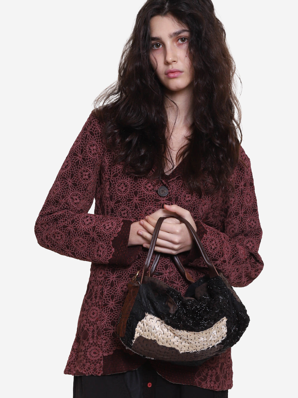 19th Century Dark Victorian Nana Bag
