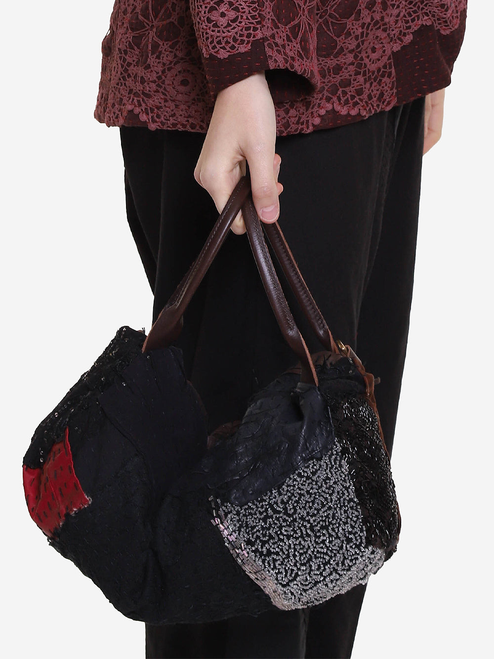 19th Century Dark Victorian Nana Bag