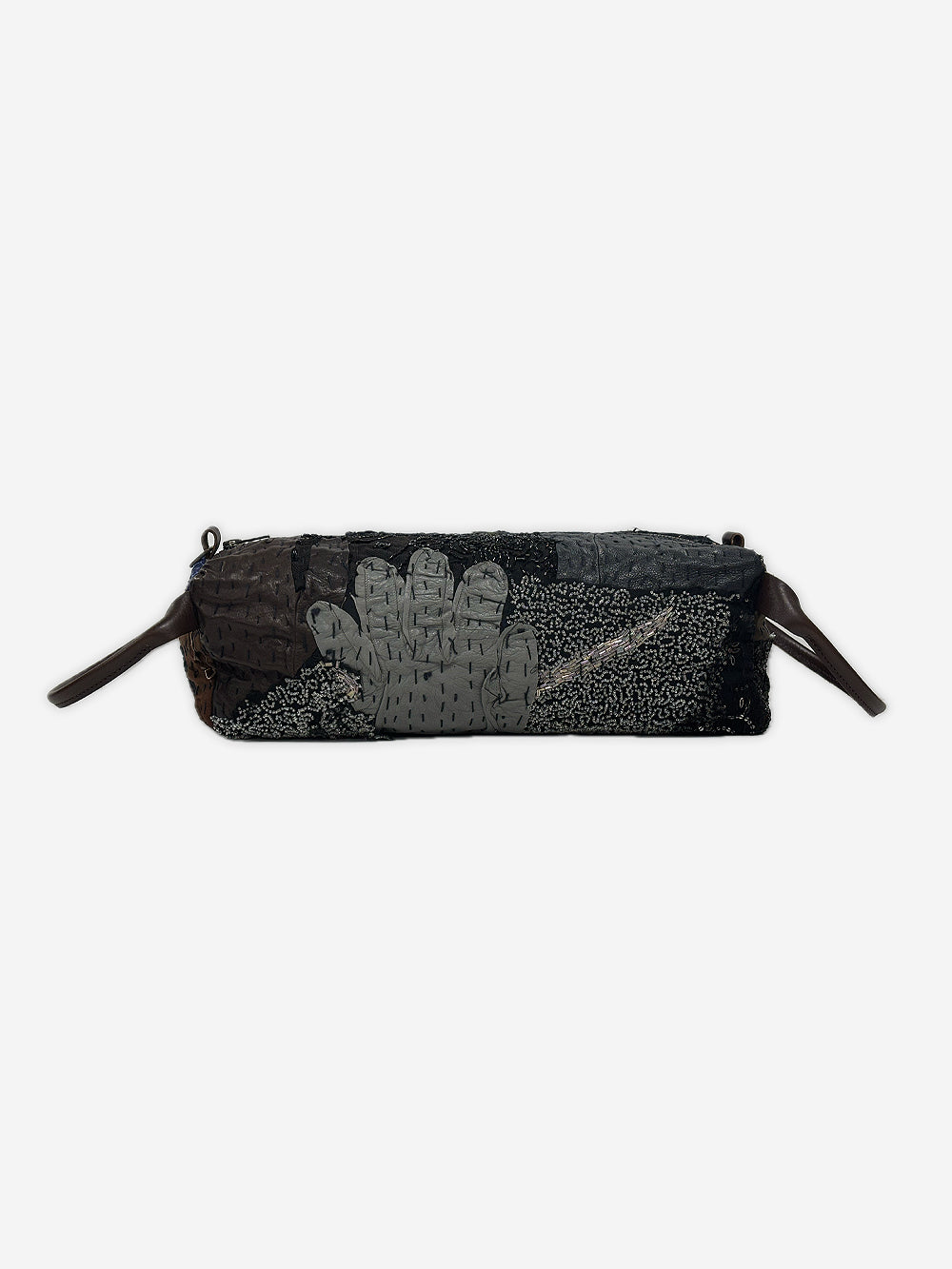 Antique Suede Beaded Glove Natalie Bag