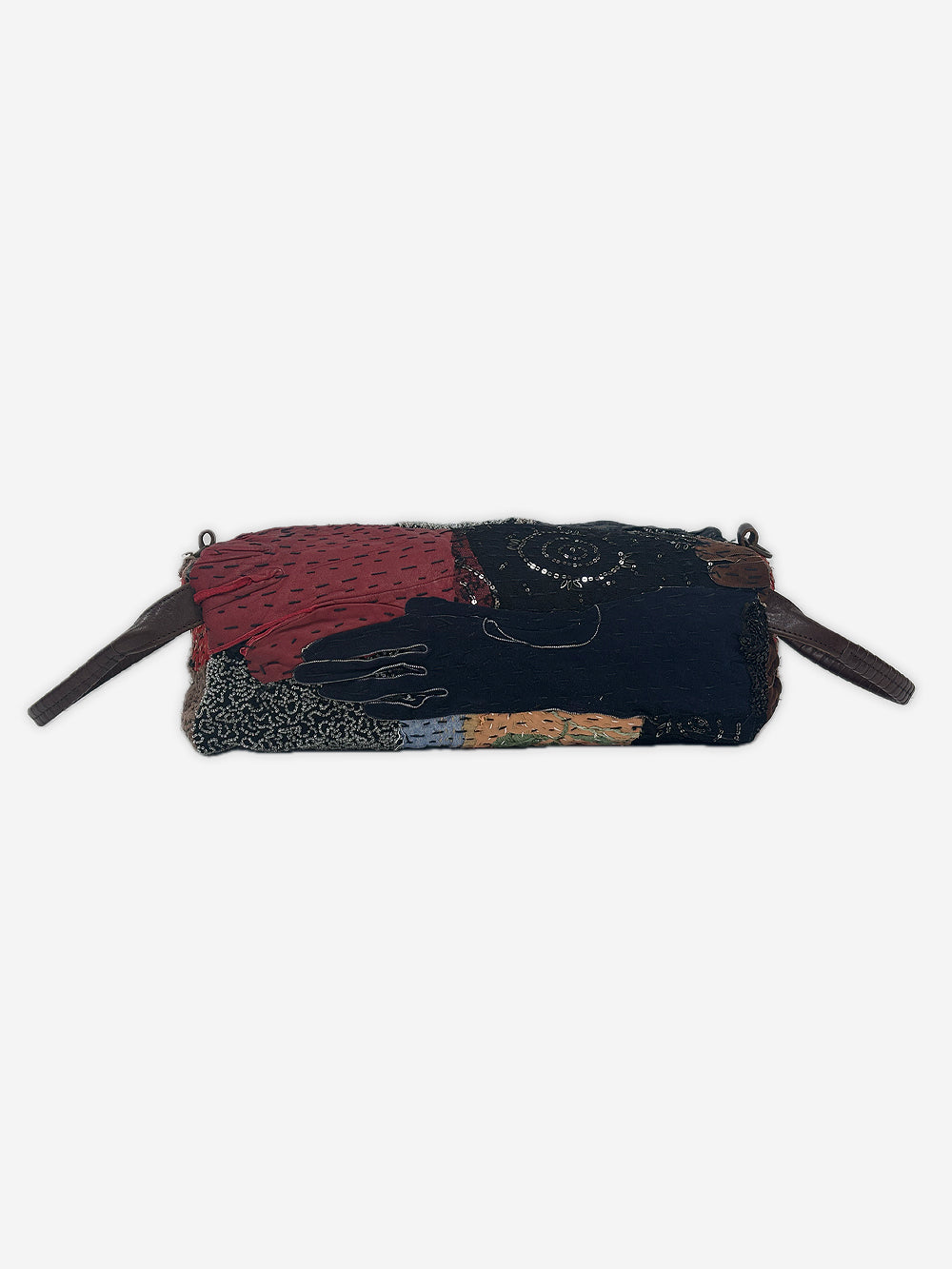 Antique Suede Beaded Glove Natalie Bag