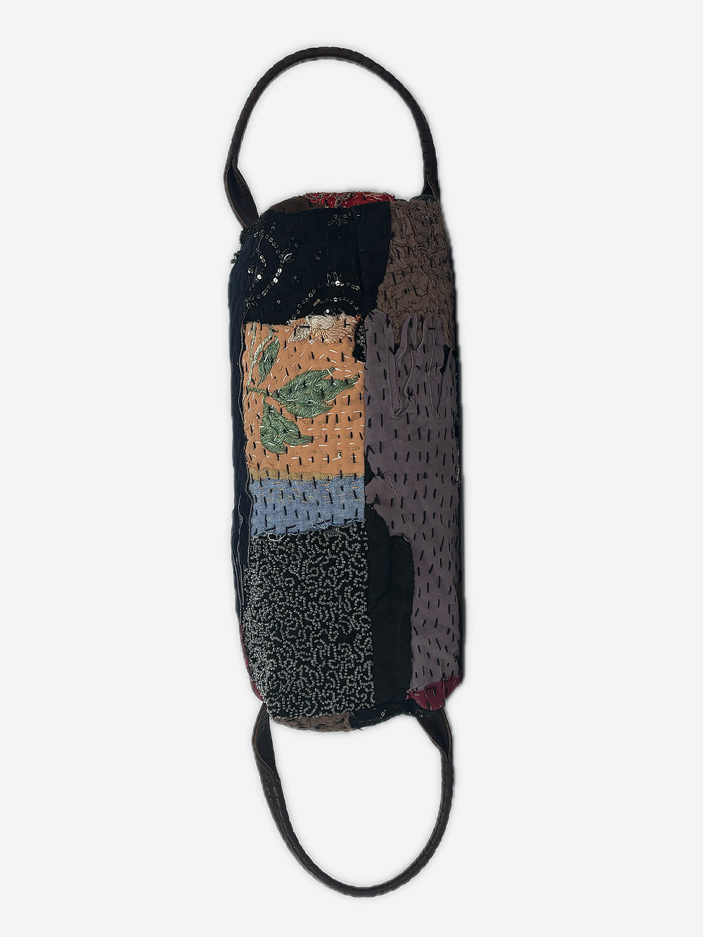 Antique Suede Beaded Glove Natalie Bag