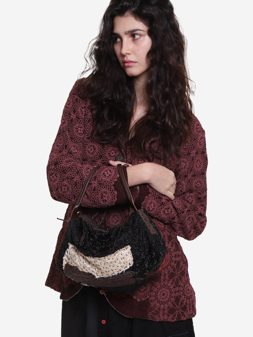 19th Century Dark Victorian Nana Bag