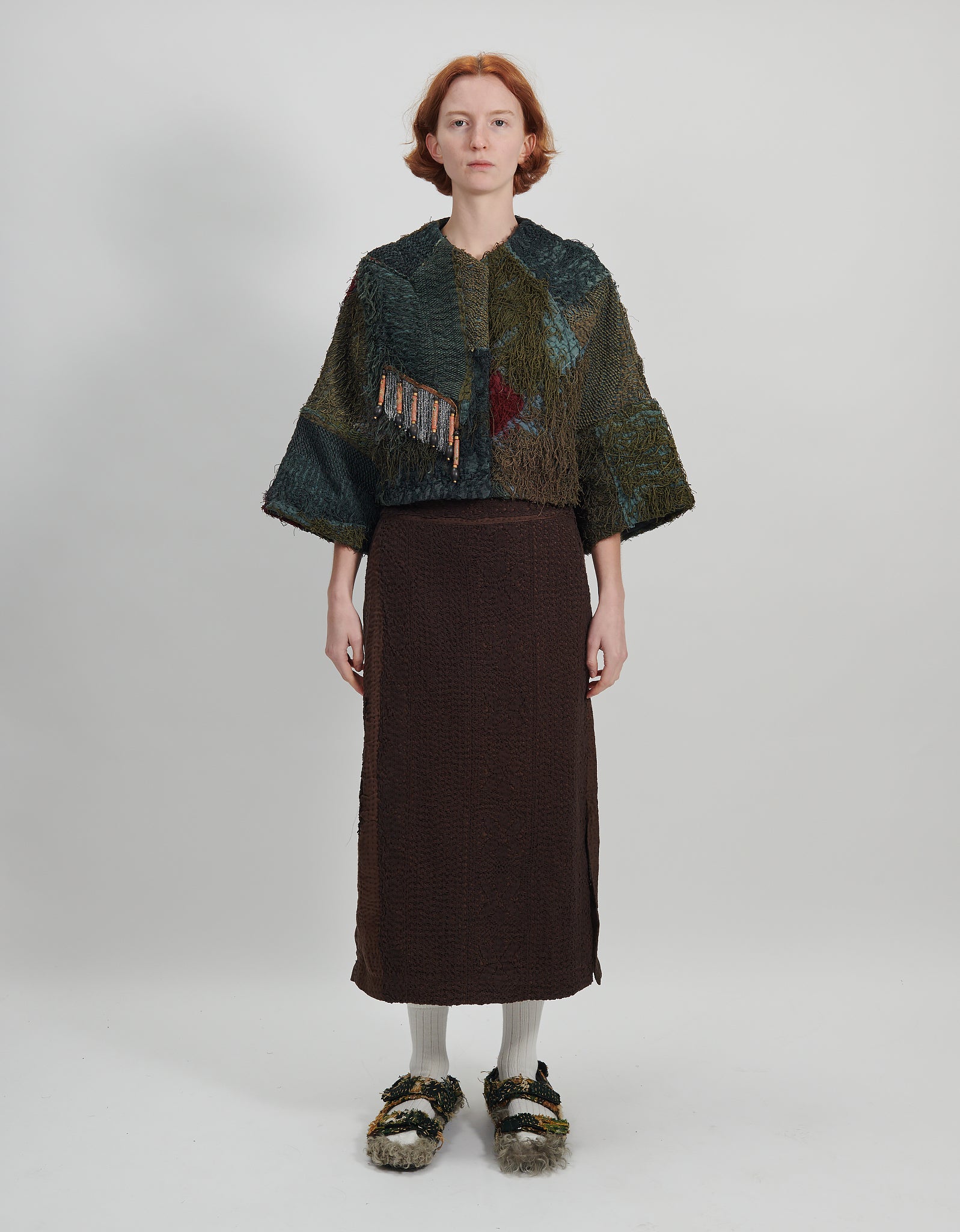 19th Century Silk Fringe Bella Jacket